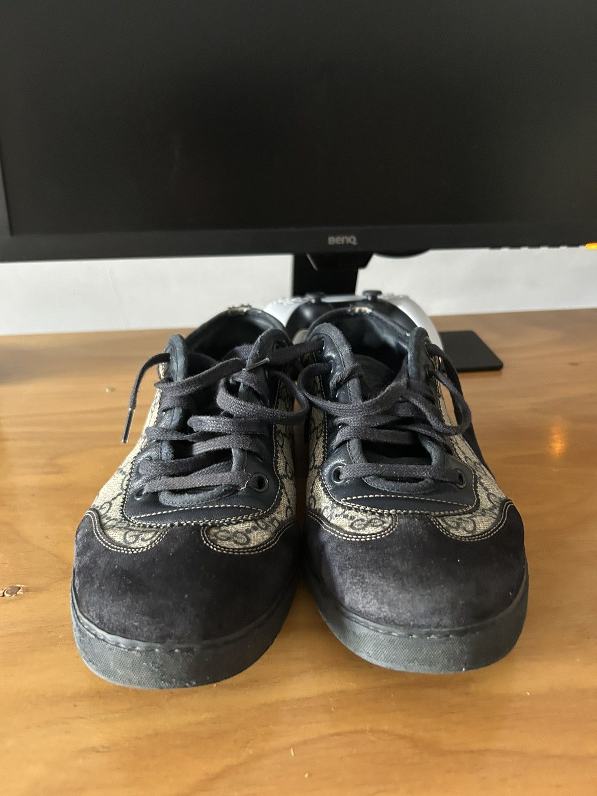 Gucci Gucci GG monogram suede sneakers Size US 9.5 / EU 42-43 - 7 Thumbnail