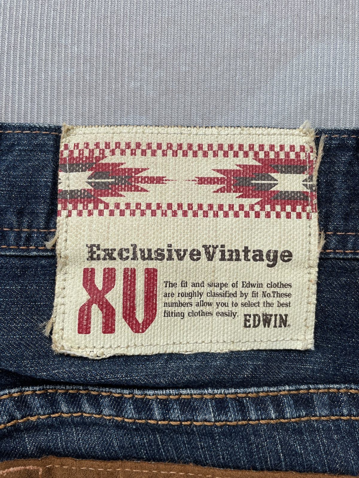 Edwin × Japanese Brand Edwin XV Jeans (P93) Size US 32 / EU 48 - 11 Thumbnail