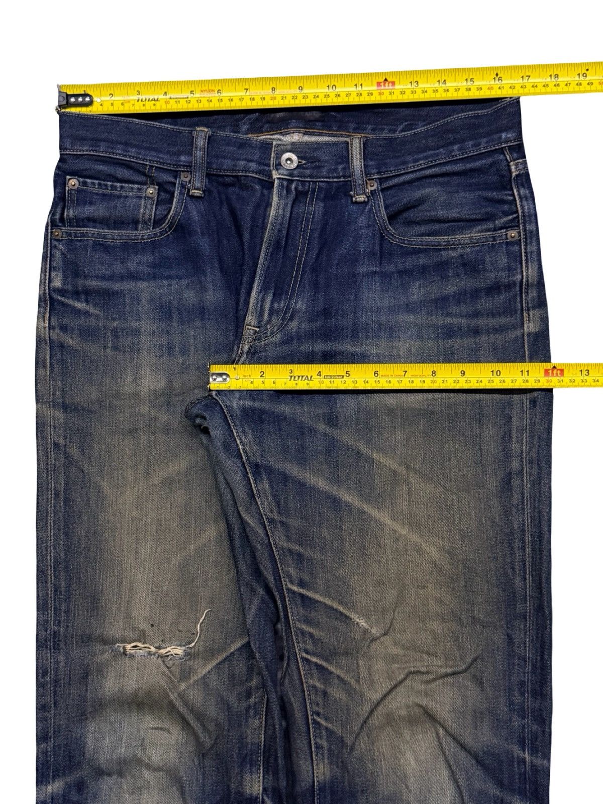 Uniqlo Vintage Uniqlo Jeans Japan | Vintage Faded Mud Wash | W33 Size US 33 - 14 Thumbnail
