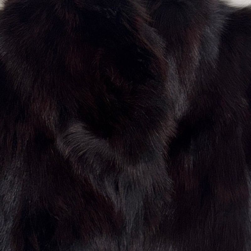 Other Vintage Dark Brown Fur Jacket Size XXS / US 00 / IT 34 - 3 Thumbnail