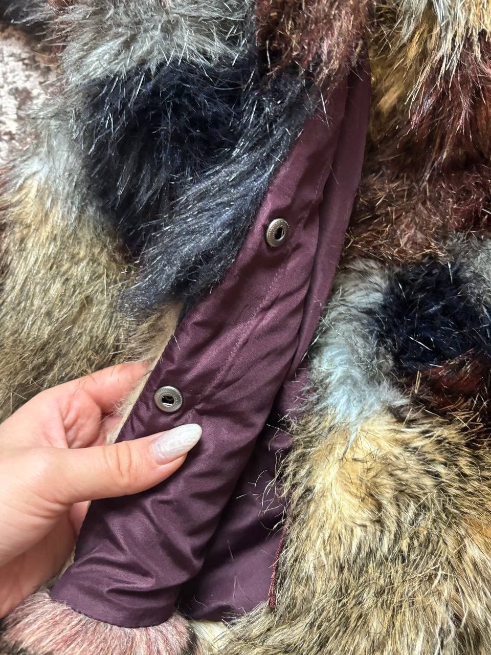 If Six Was Nine × Vintage Vintage Y2K Fur And Faux Avantgarde Carti Style Bomber Jacke Size US S / EU 44-46 / 1 - 6 Thumbnail
