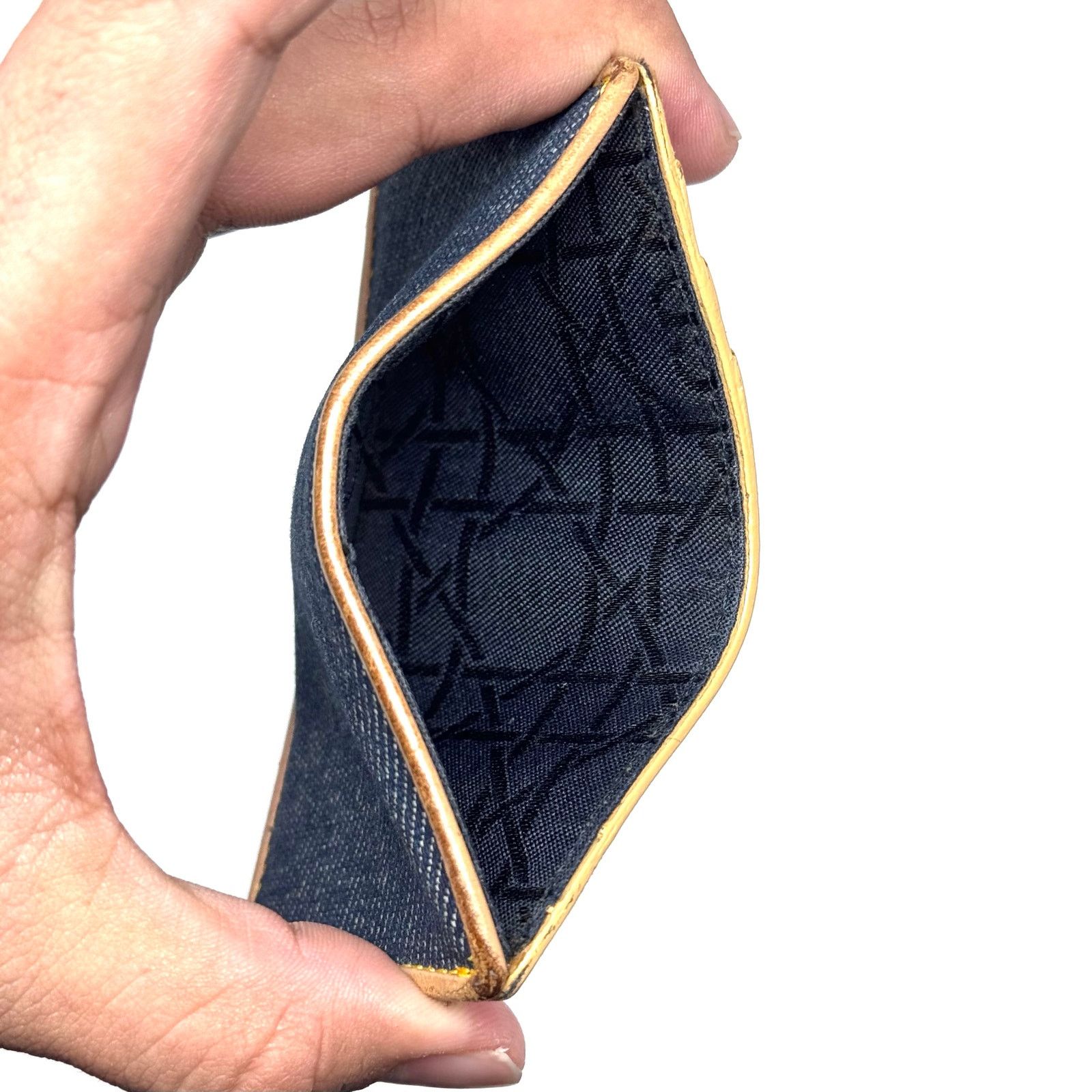 Dior Dior Denim Cardholder Wallet Size ONE SIZE - 5 Thumbnail