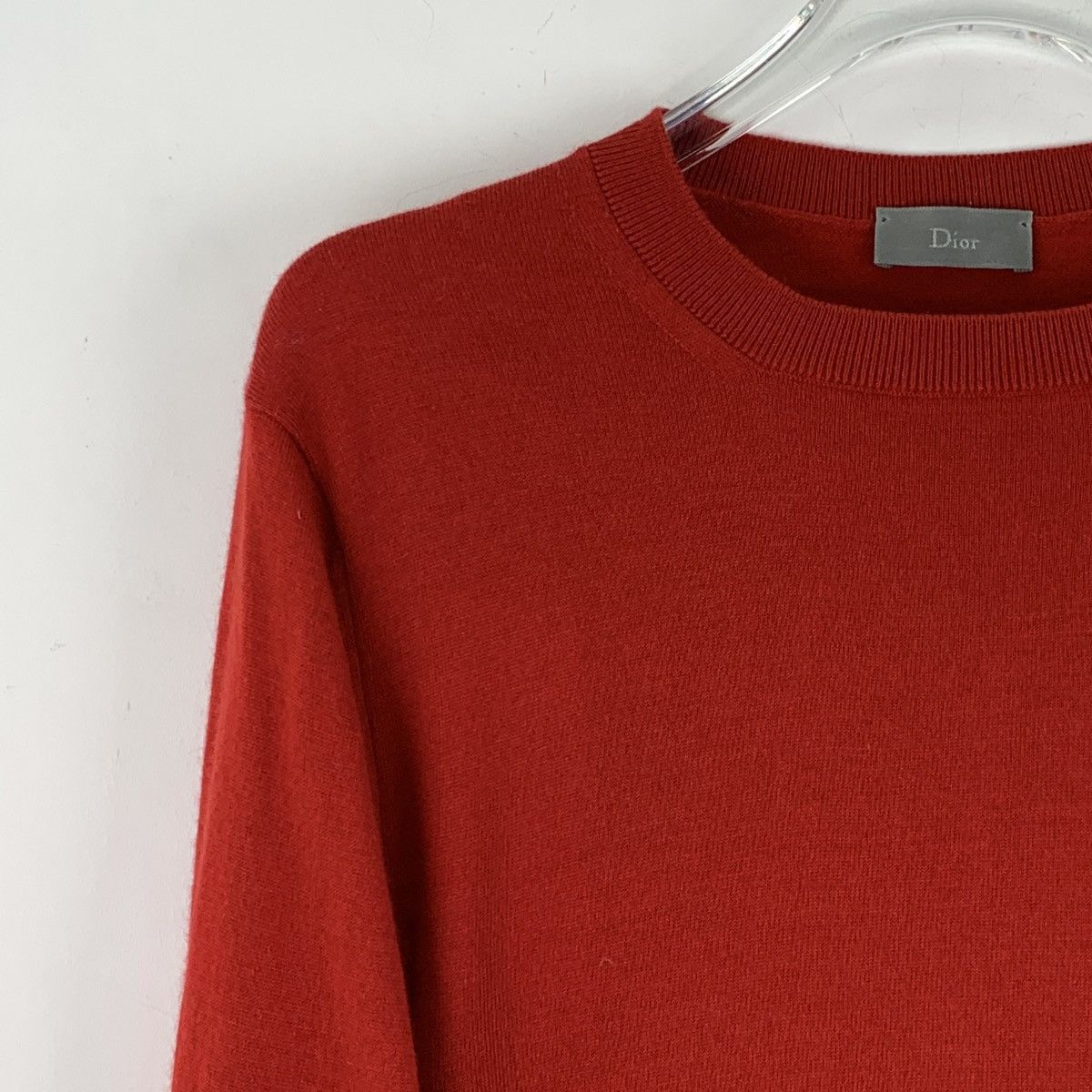 Dior Dior Red Bee Embroidered Wool Long Sleeve Knit Sweater K26WX Size US S / EU 44-46 / 1 - 3 Thumbnail