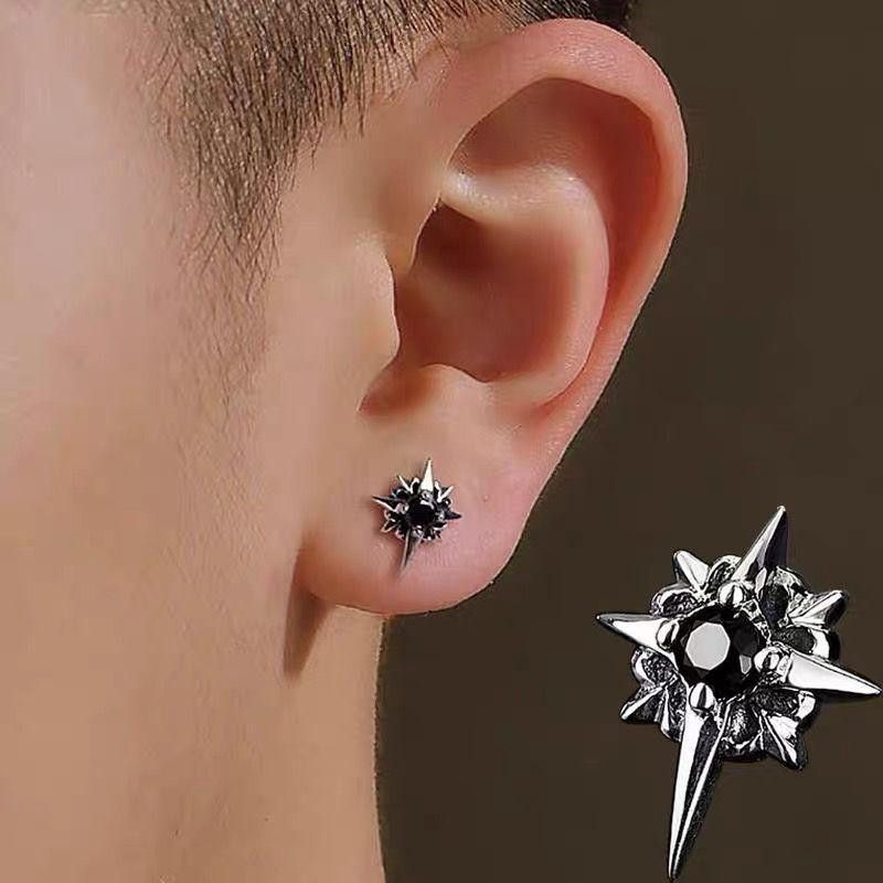 Jewelry Star New Design Earrings One Pairs Chrome Jewelry Size ONE SIZE - 1 Thumbnail