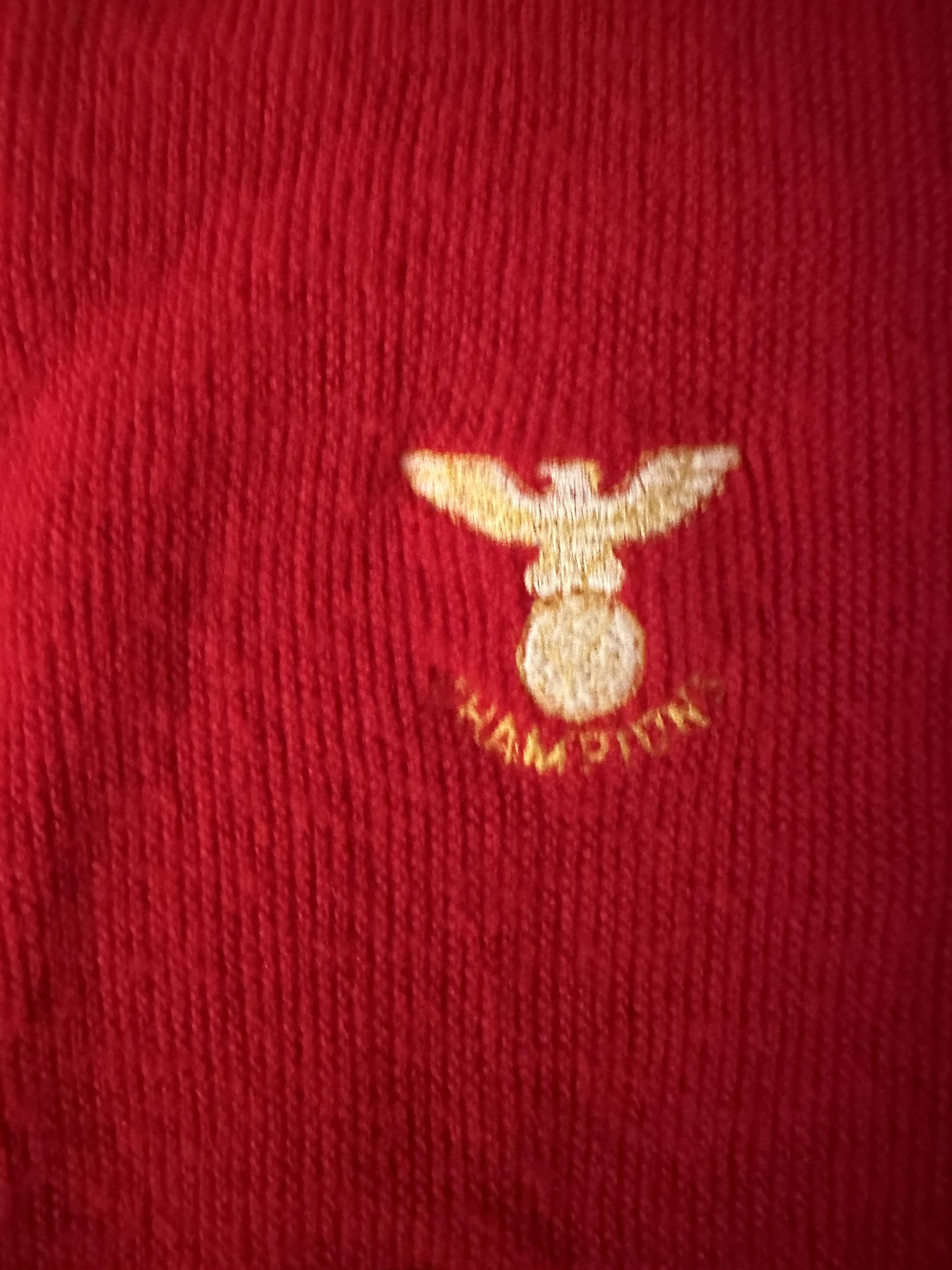 Izod Red Cardigan Izod Lacoste Vintage Size L / US 10 / IT 46 - 2 Thumbnail