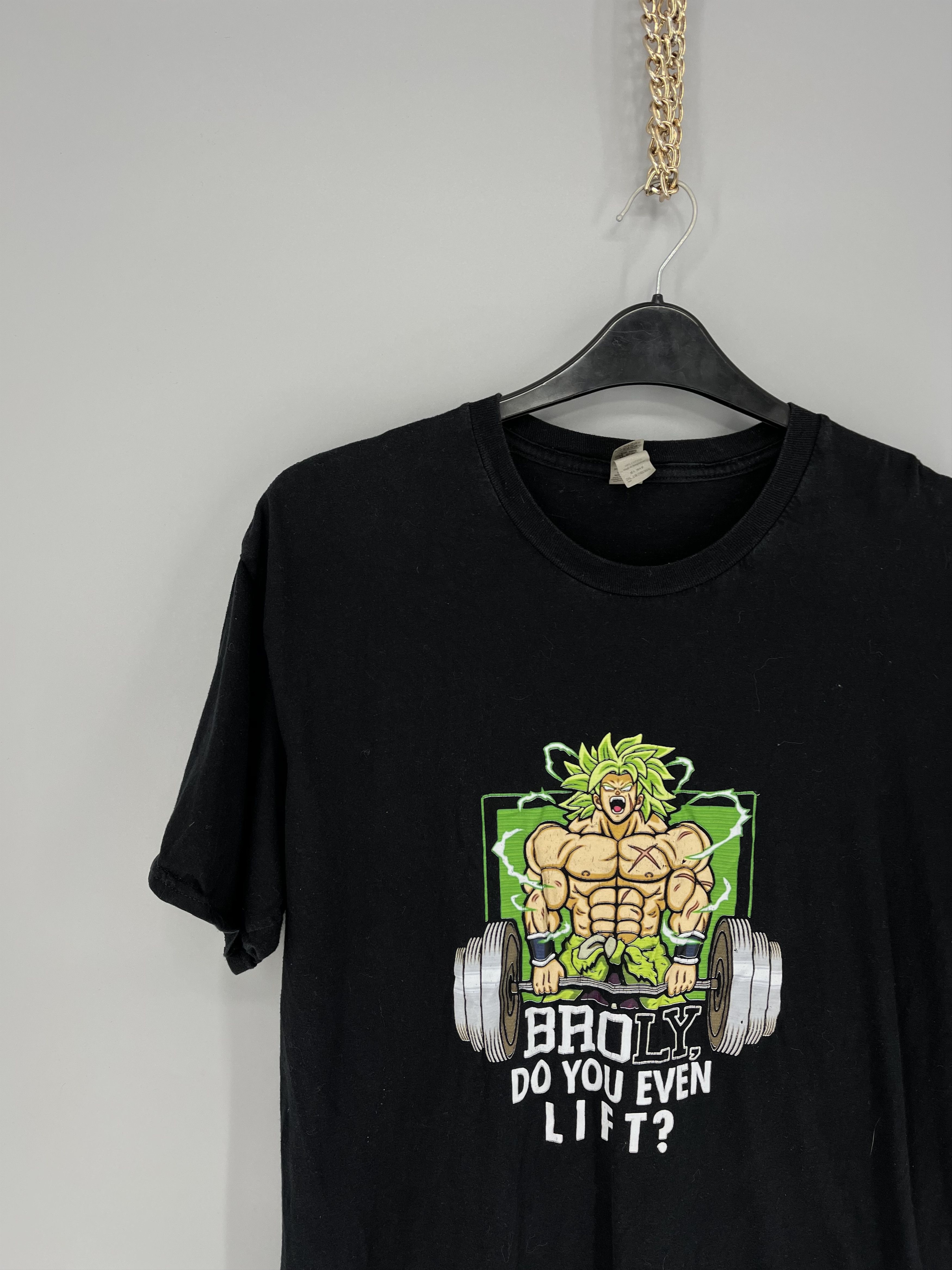 Anime Dragon Ball Super Saiyan Legend Broly Gym Do You Even Lift Size US XXL / EU 58 / 5 - 4 Thumbnail