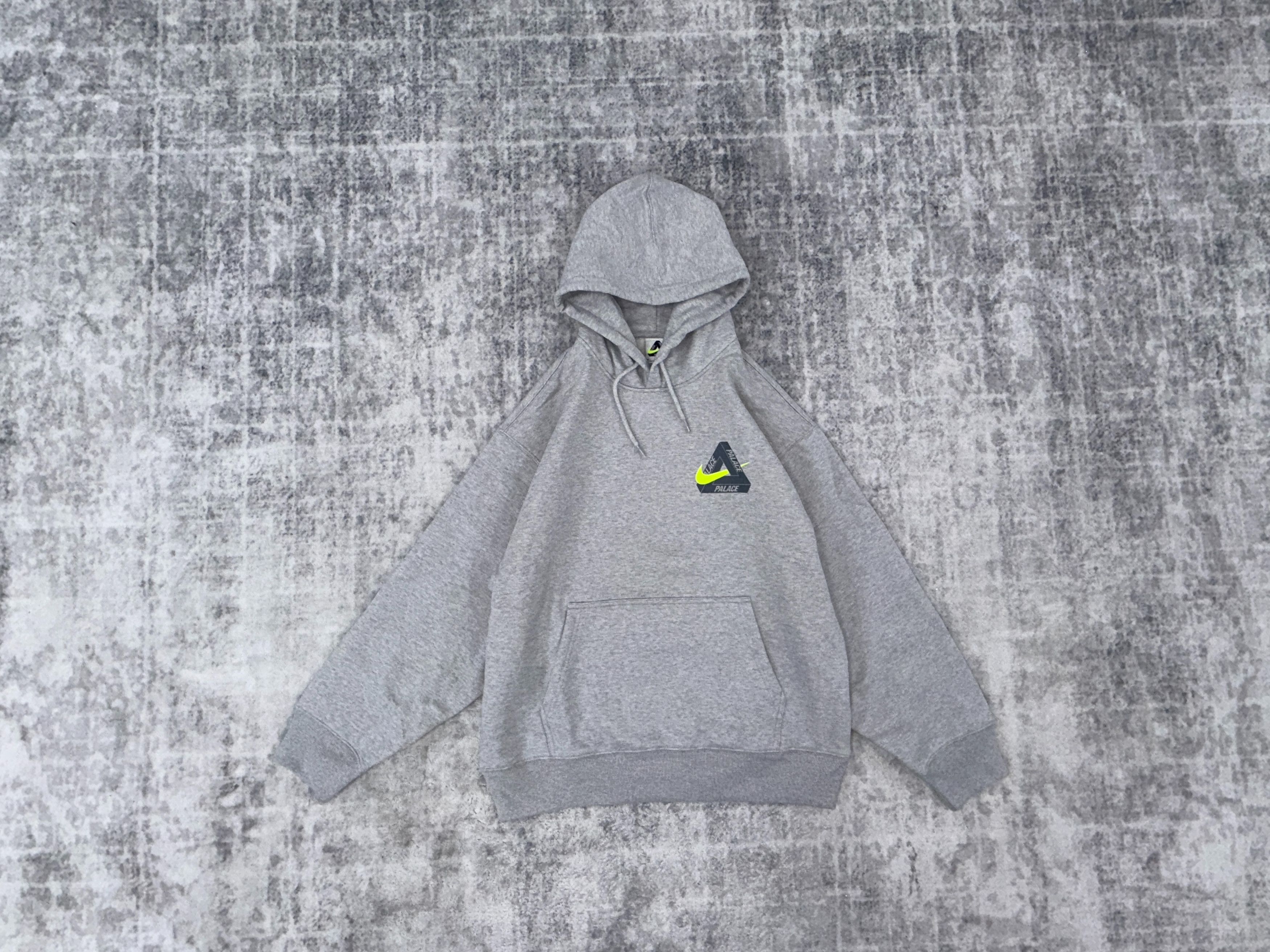 トップス PALACE NIKE TRI SWOOSH HOOD GREY MARL XL Palace Palace x Nike Tri Swoosh Hood Grey Marl NEW Size Medium