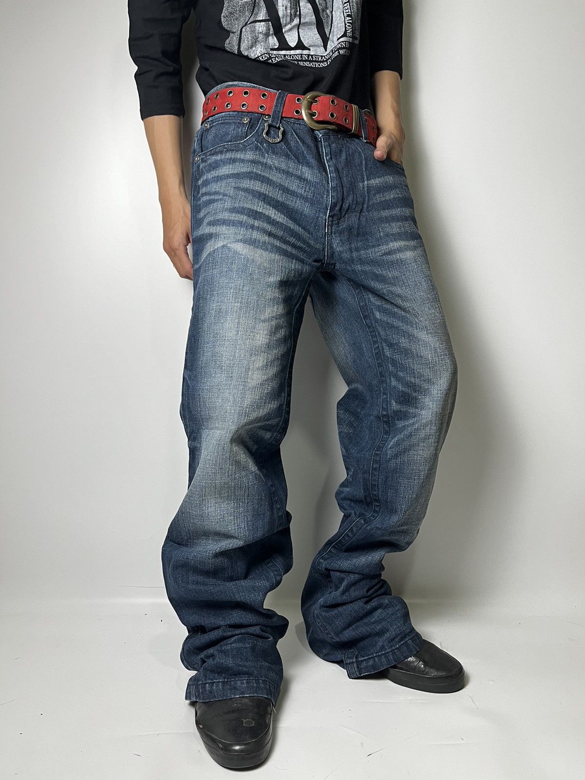 Vanson Leathers vanson leathers wash jeans ifsixwasnine lgb style Size US 36 / EU 52 - 13 Thumbnail