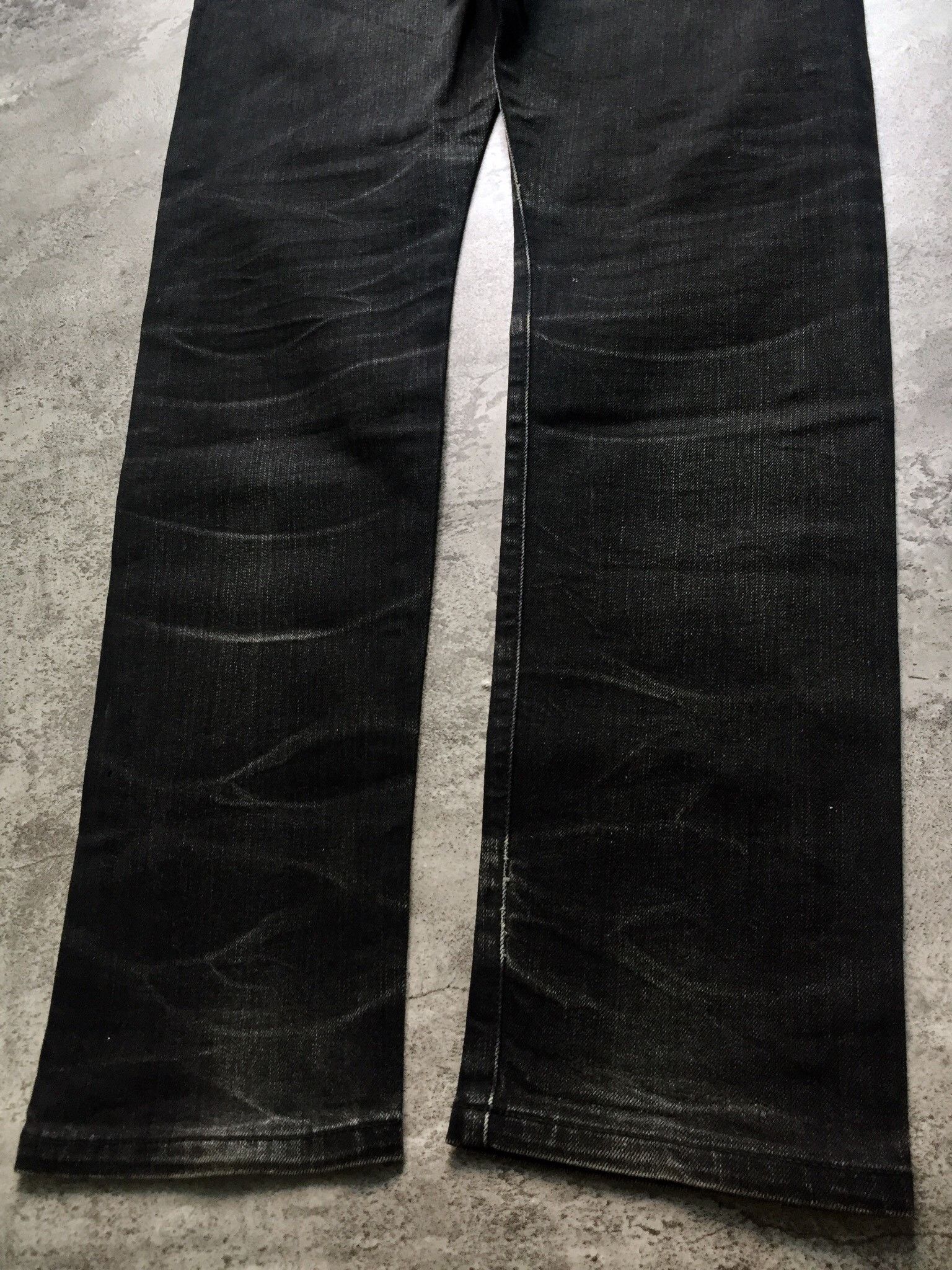 CABANE de ZUCCa Cabane De Zucca Wash Whishkered Denim Pants Size US 33 - 4 Thumbnail