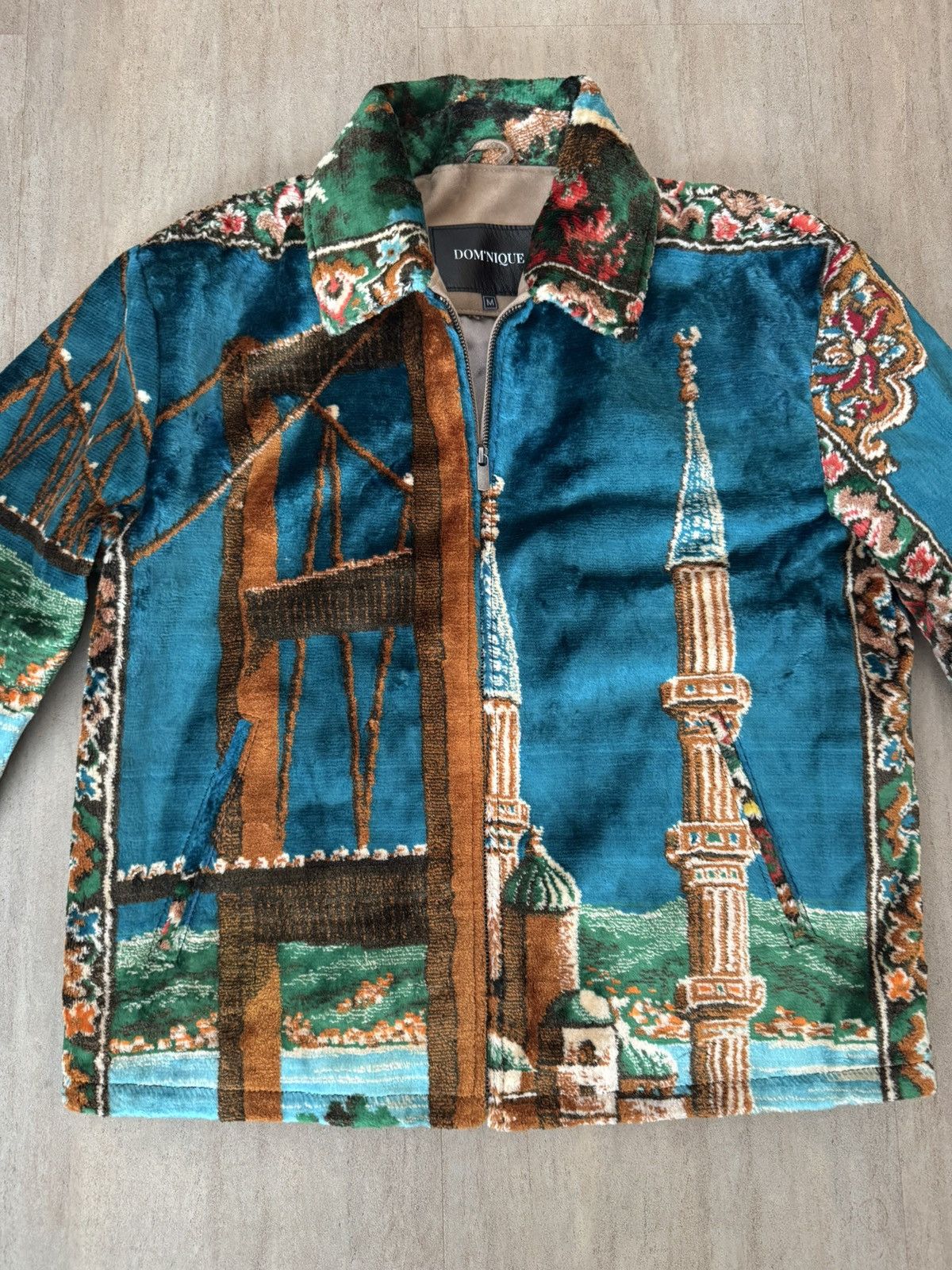 DOM’NIQUE “Bosporous Bloom” Turkish Textile Work Jacket: