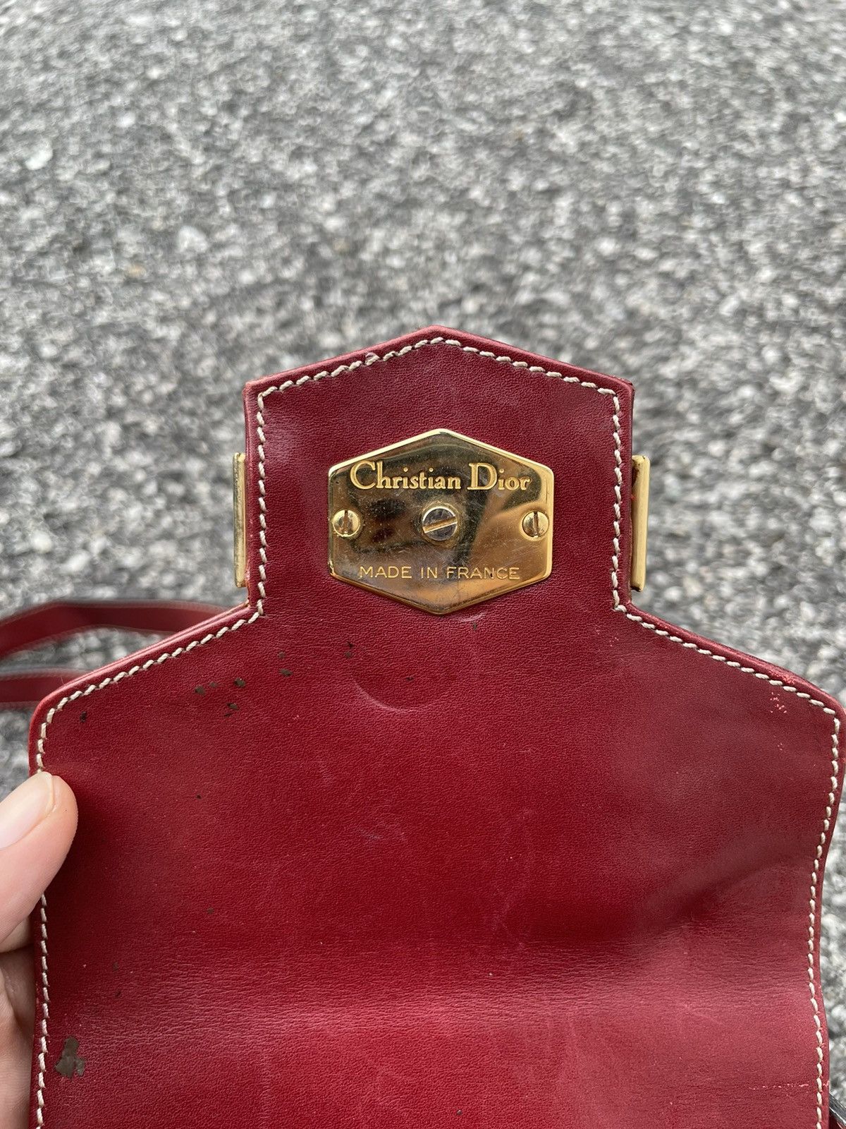 Dior Vintage Christian Dior Sling Bag Leather Size ONE SIZE - 12 Thumbnail
