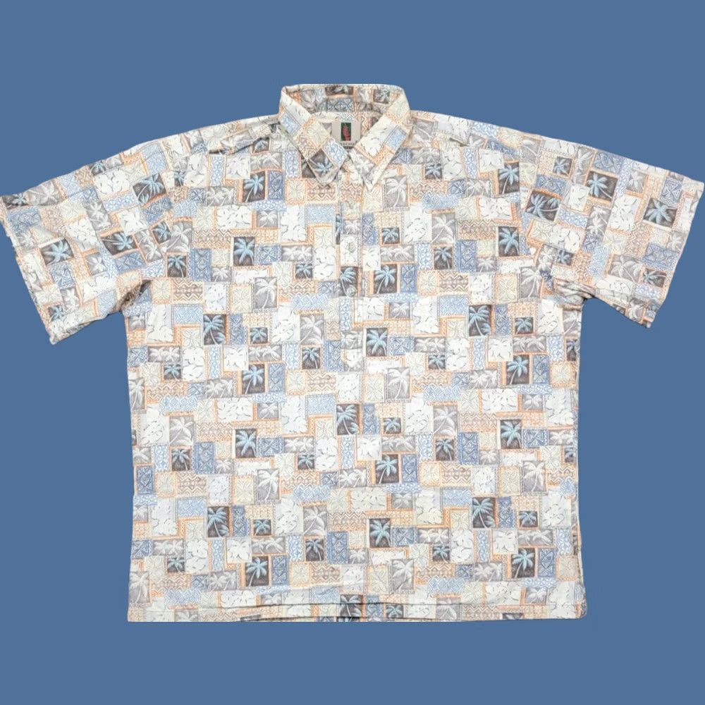 Tori Richard Tori Richard Shirt Mens XL Floral Hawaiian 1/4 Button Pullover Made in Hawaii Size US XL / EU 56 / 4 - 1 Thumbnail