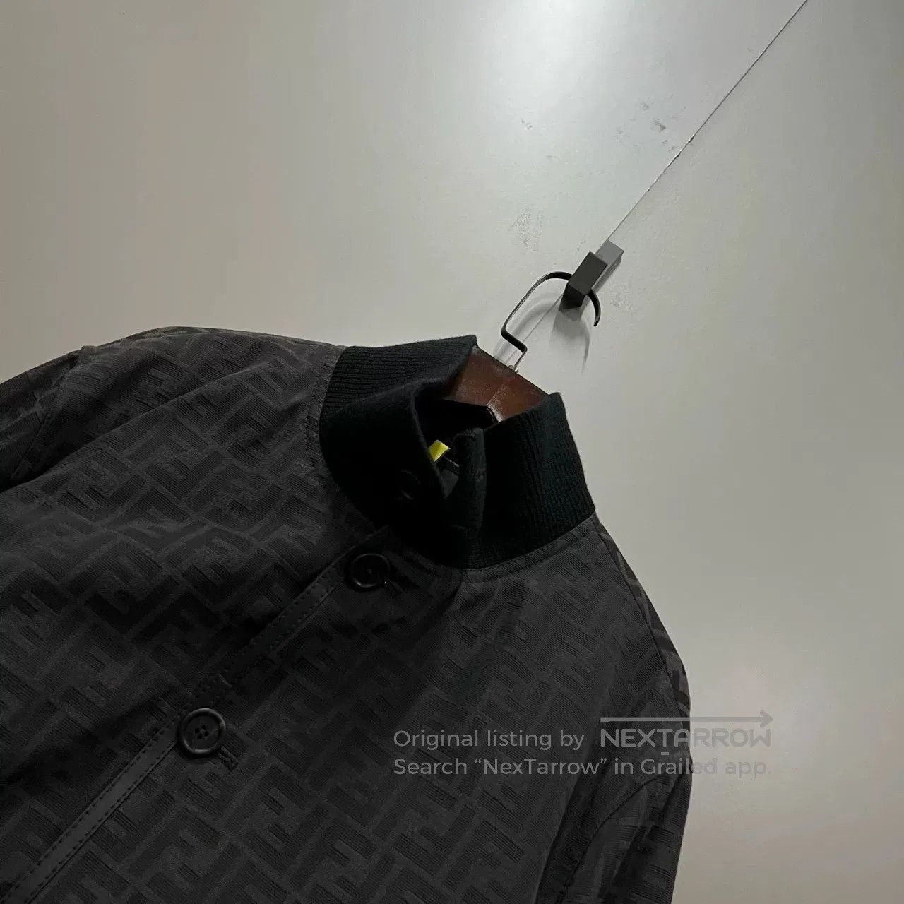 Fendi FENDI FF Monogram Stand Collar Jacket. Size US L / EU 52-54 / 3 - 3 Thumbnail