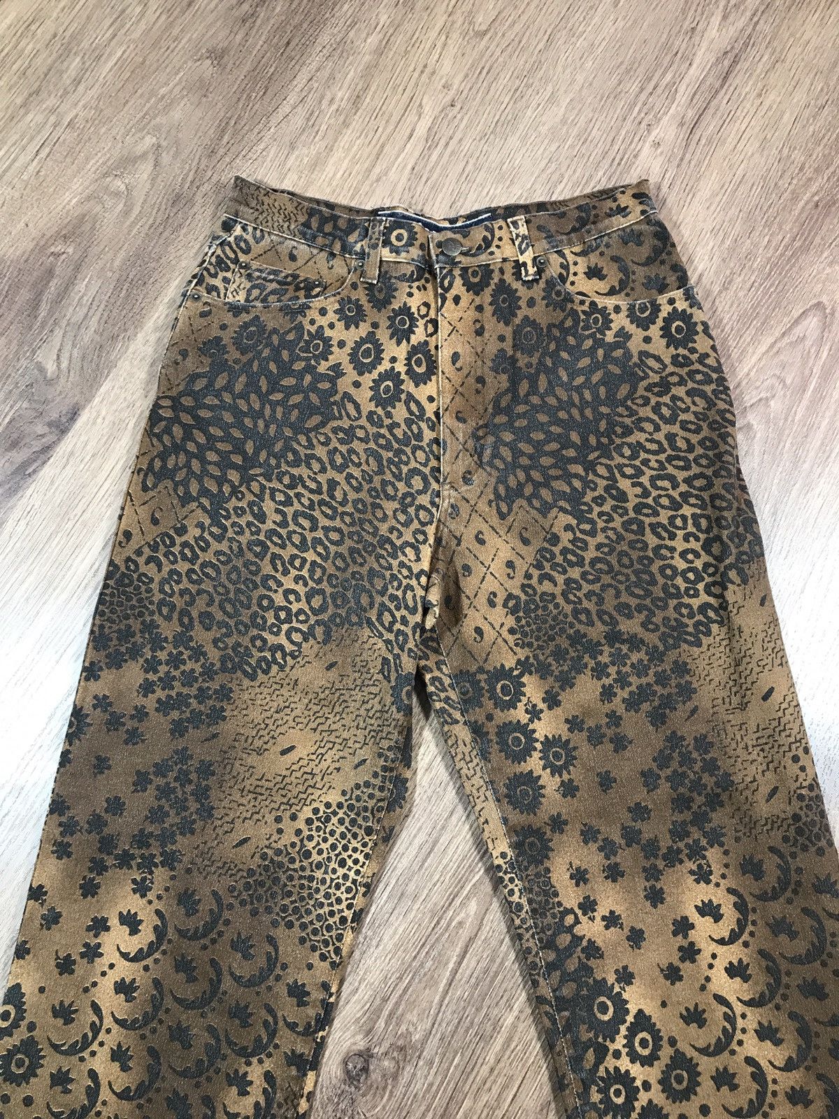 Vintage Vintage Luxury Designer Angelo Marani Print Pants Size 34" / US 12 / IT 48 - 3 Thumbnail