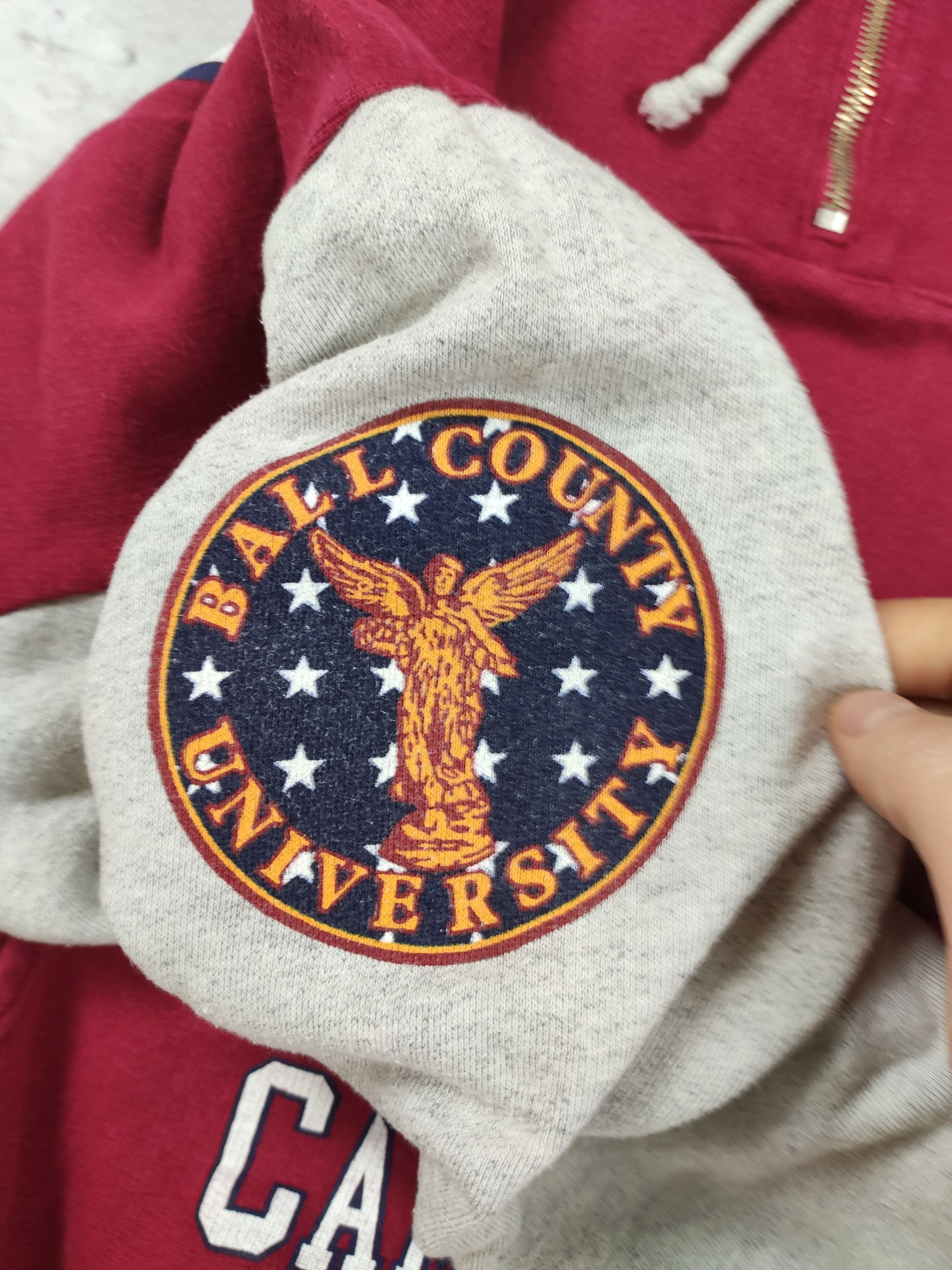 Vintage Vintage Ball Campus Usa College hoode 90s boxy Size US M / EU 48-50 / 2 - 8 Thumbnail