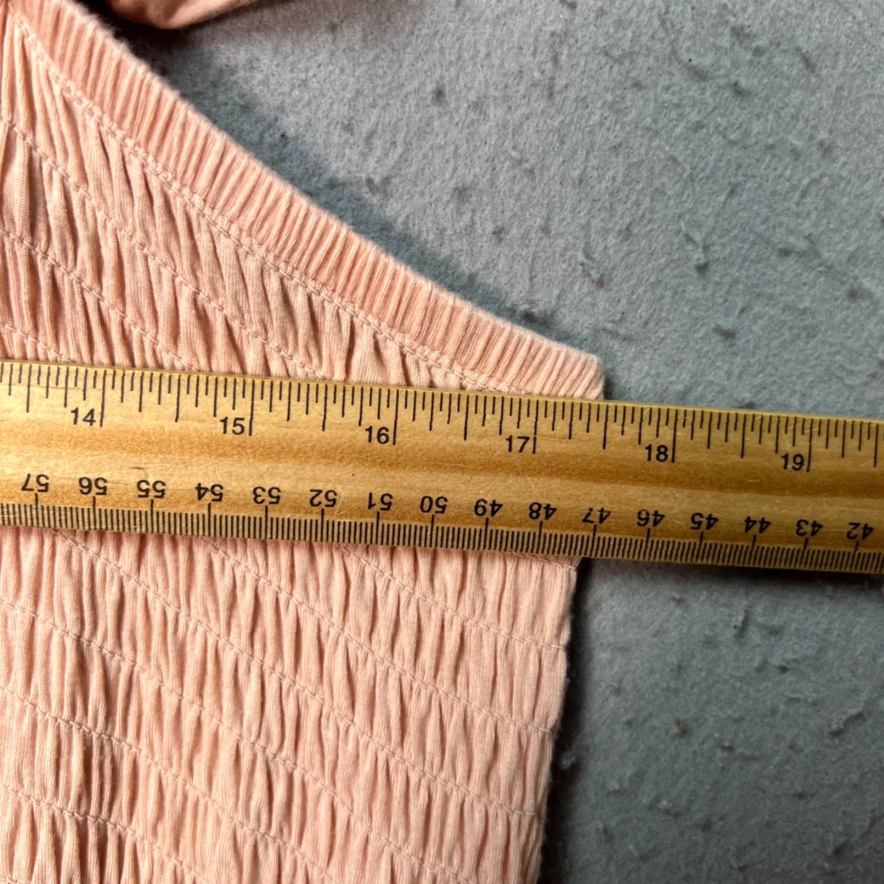 Nordstrom Nordstrom Womens XL Pink Smocked Maxi Dress Flutter Sleeves Modal Blend Shirt? Size XL / US 12-14 / IT 48-50 - 5 Thumbnail