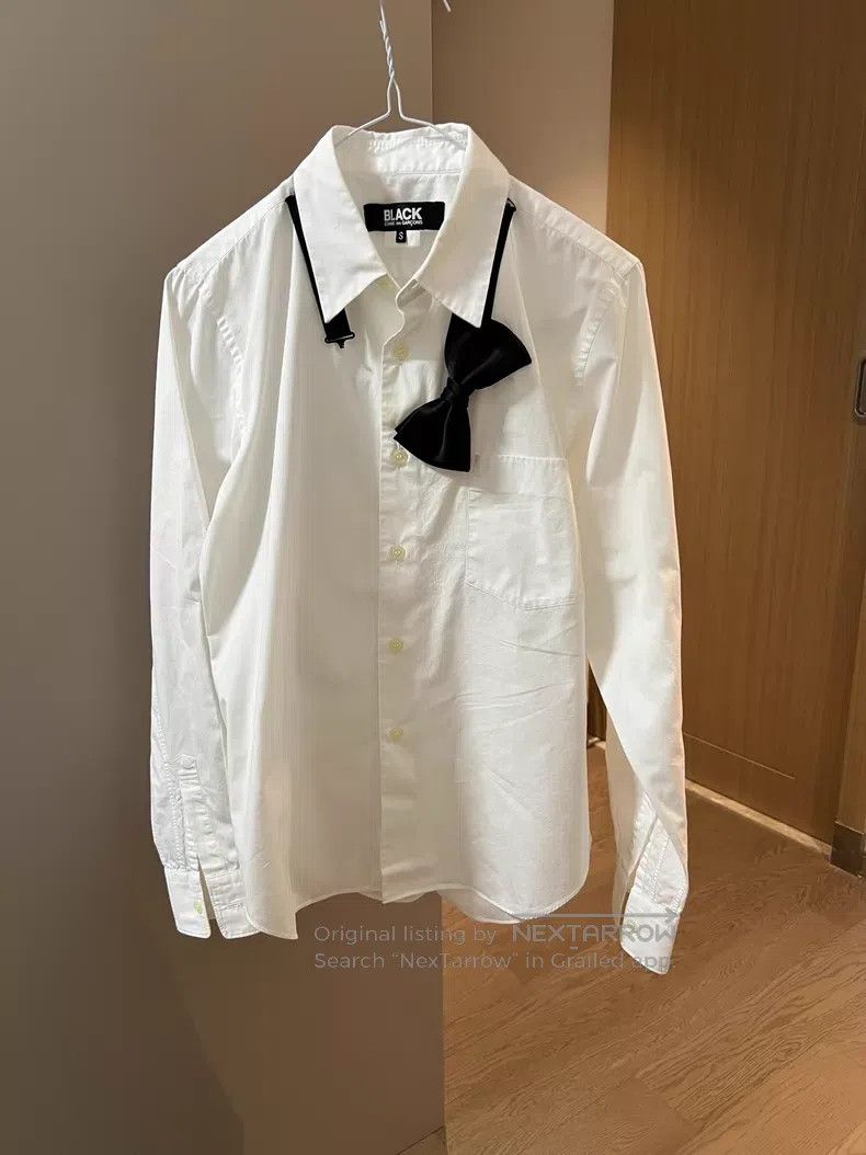 Comme des Garcons Comme des Garcons Bow tie decorated shirt Size S / US 4 / IT 40 - 1 Thumbnail