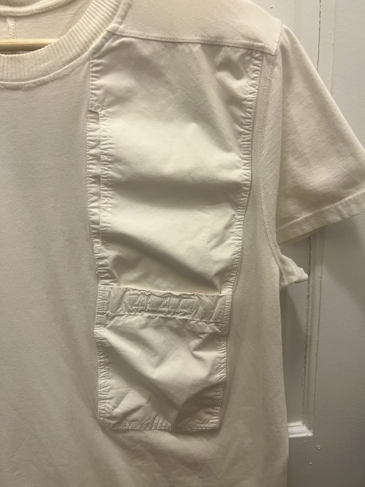 Rick Owens Drkshdw S/S16 Nylon Patch Short Sleeve Shirt Size US M / EU 48-50 / 2 - 2 Thumbnail