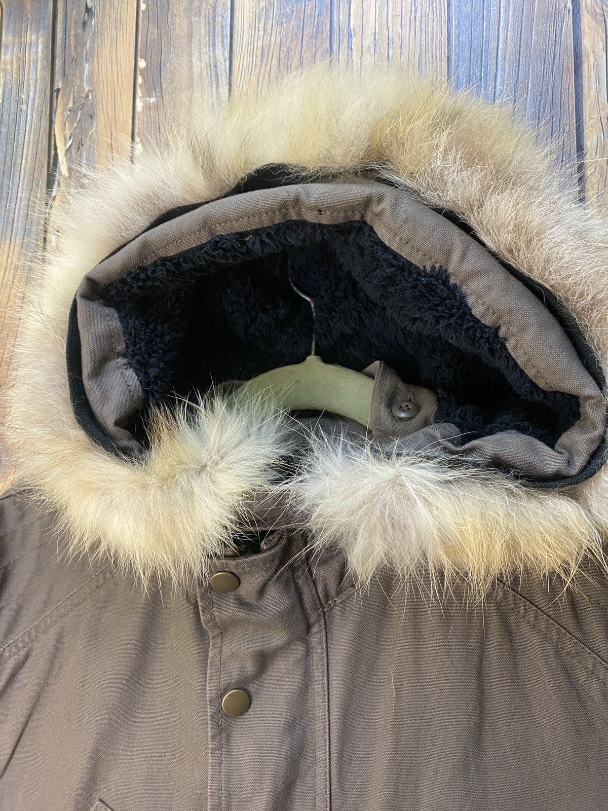 PPFM Vintage ppfm fur hoodie jacket Size US L / EU 52-54 / 3 - 14 Thumbnail