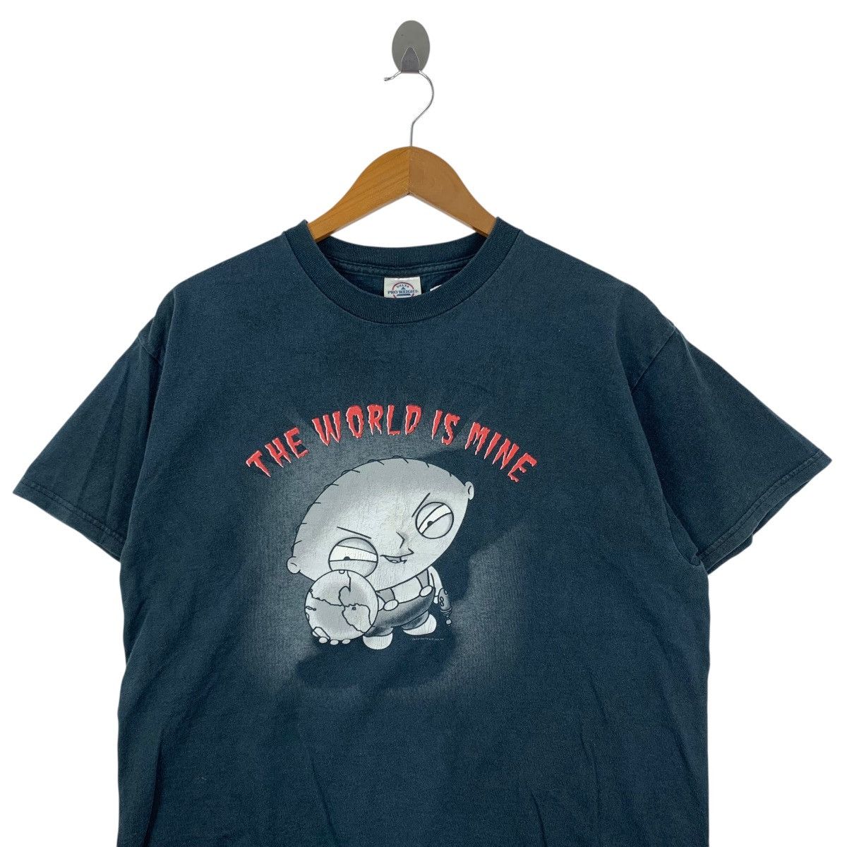 Vintage Vintage FAMILY GUY STEWIE The World Is Mine Usa Tshirt Size US L / EU 52-54 / 3 - 2 Thumbnail