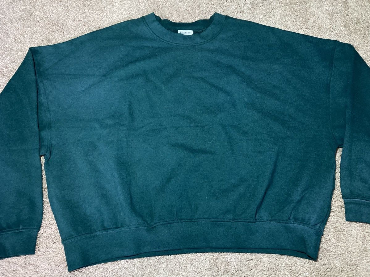 Willy Chavarria Willy Chavarria Cropped Boxy Sweatshirt Forest Green M 2020 Size US M / EU 48-50 / 2 - 2 Thumbnail