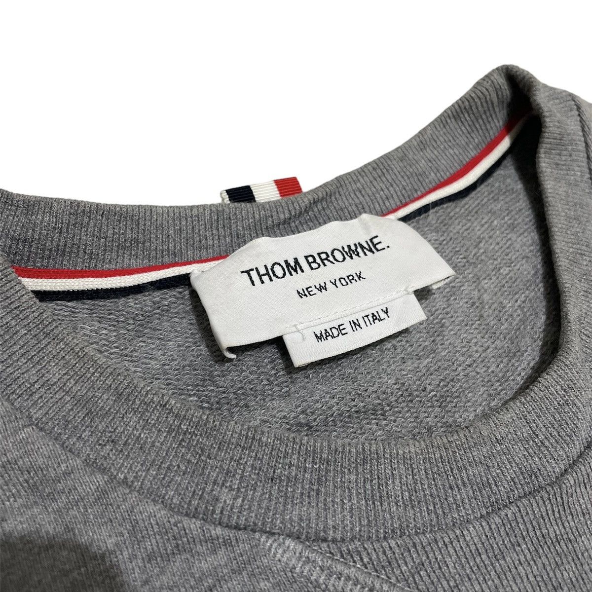 Thom Browne Thom Browne Contrast Stripe Sweater Size US S / EU 44-46 / 1 - 3 Thumbnail