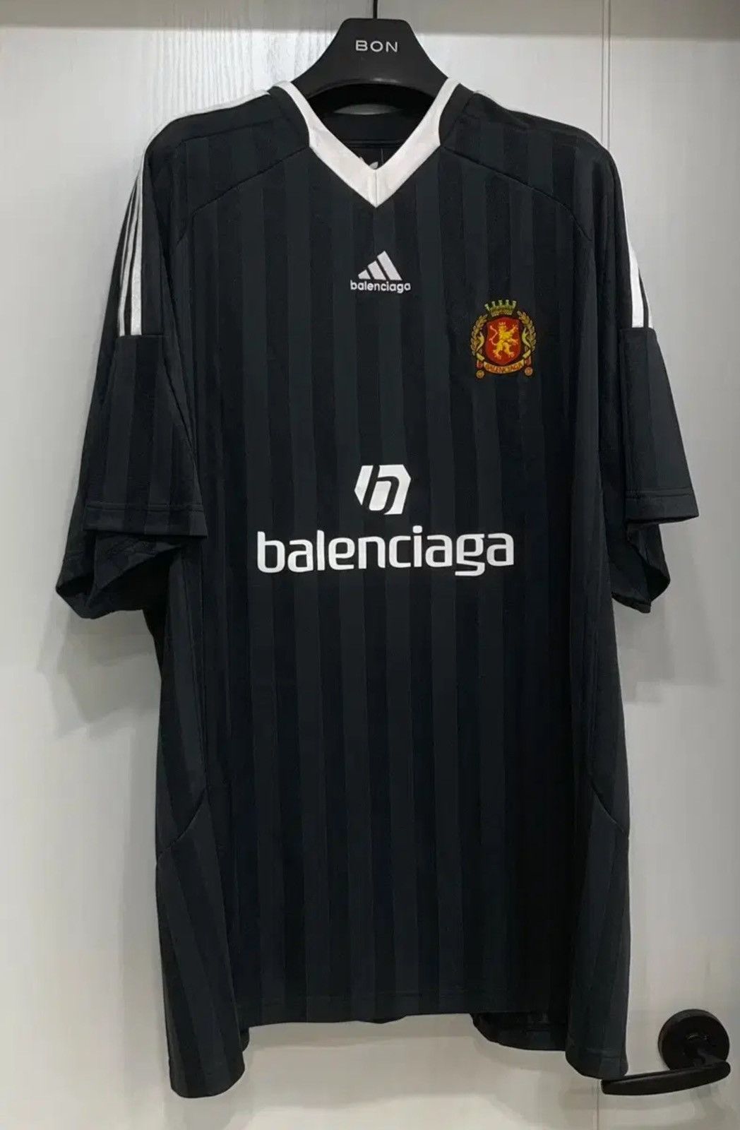 Balenciaga Balenciaga x Adidas Football Jersey Tee Size US XL / EU 56 / 4 - 1 Thumbnail