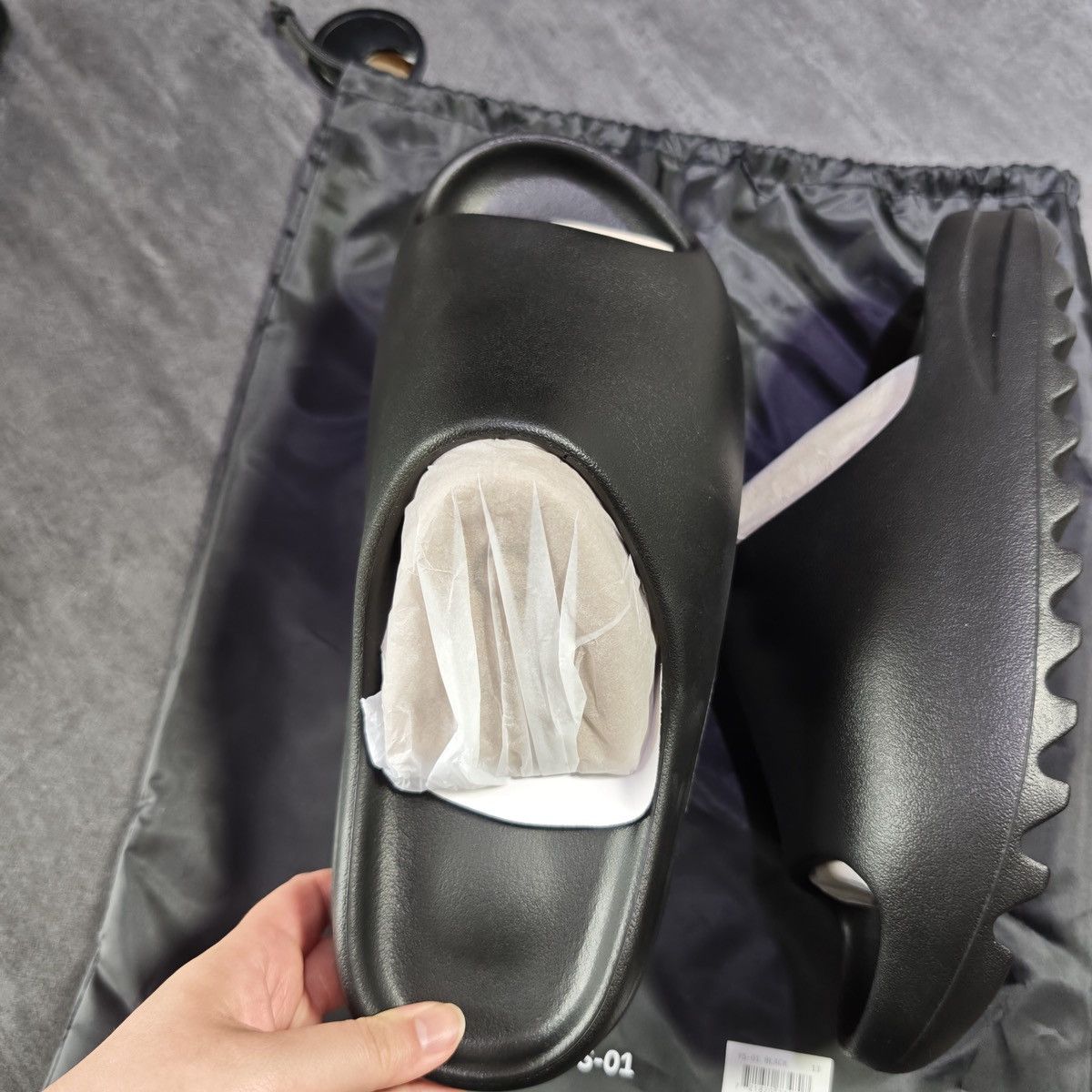 Yeezy YZY YS-01 Slides Black Size US 13 / EU 46 - 4 Thumbnail