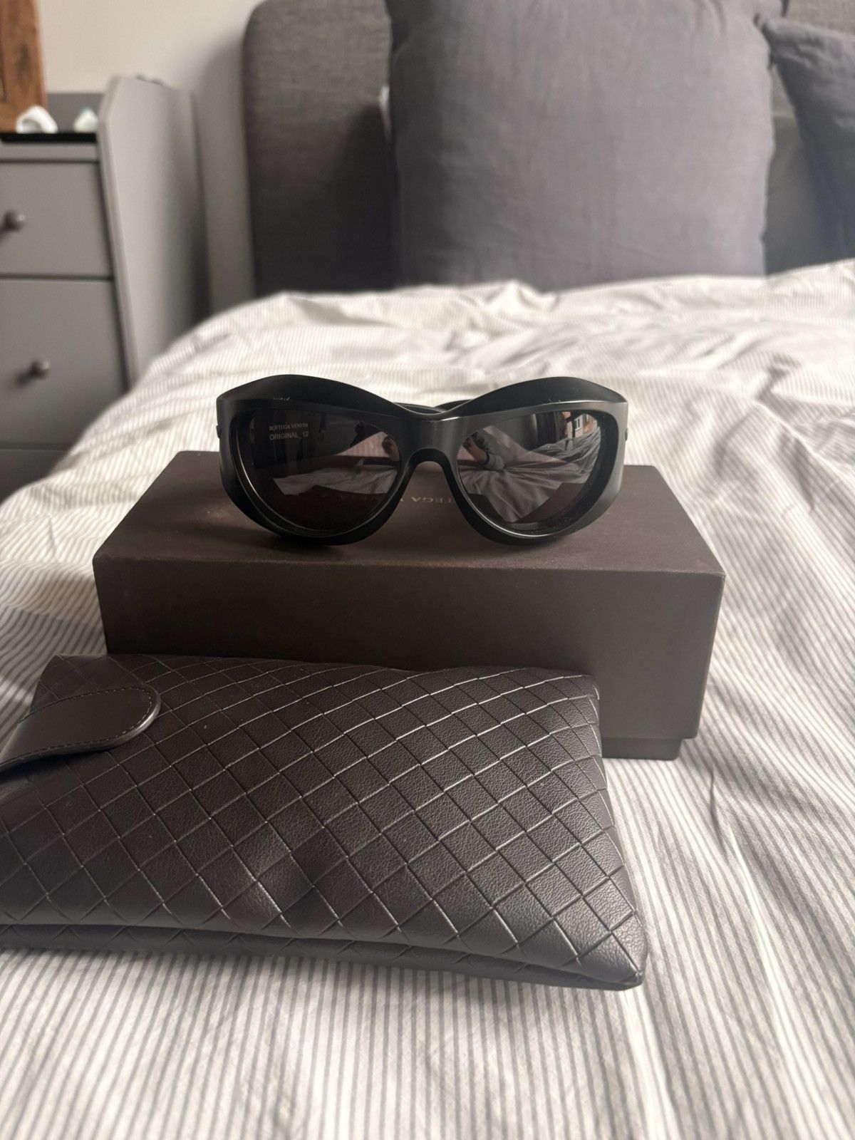 Bottega Veneta Bottega Veneta wrap-around glasses Size ONE SIZE - 1 Thumbnail