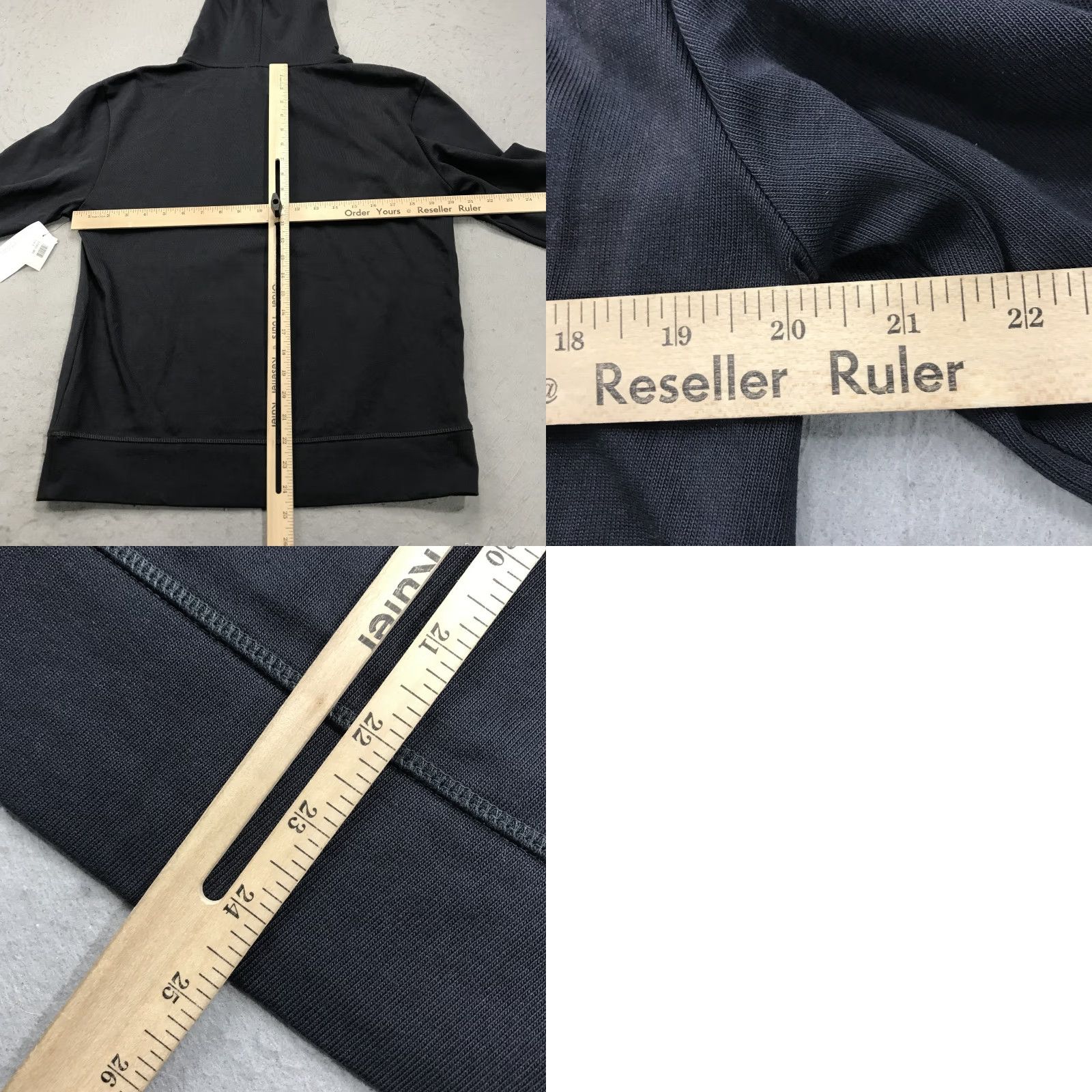 A.P.C. APC Rue Madame Paris Hoodie Mens Small Black Designer Solid Sweatshirt NWT Size US S / EU 44-46 / 1 - 8 Thumbnail