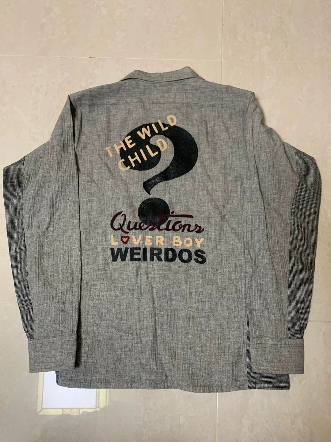 Absurd Gladhand Weirdo Long Sleeve Cuban Collar Shirt Size US M / EU 48-50 / 2 - 1 Thumbnail