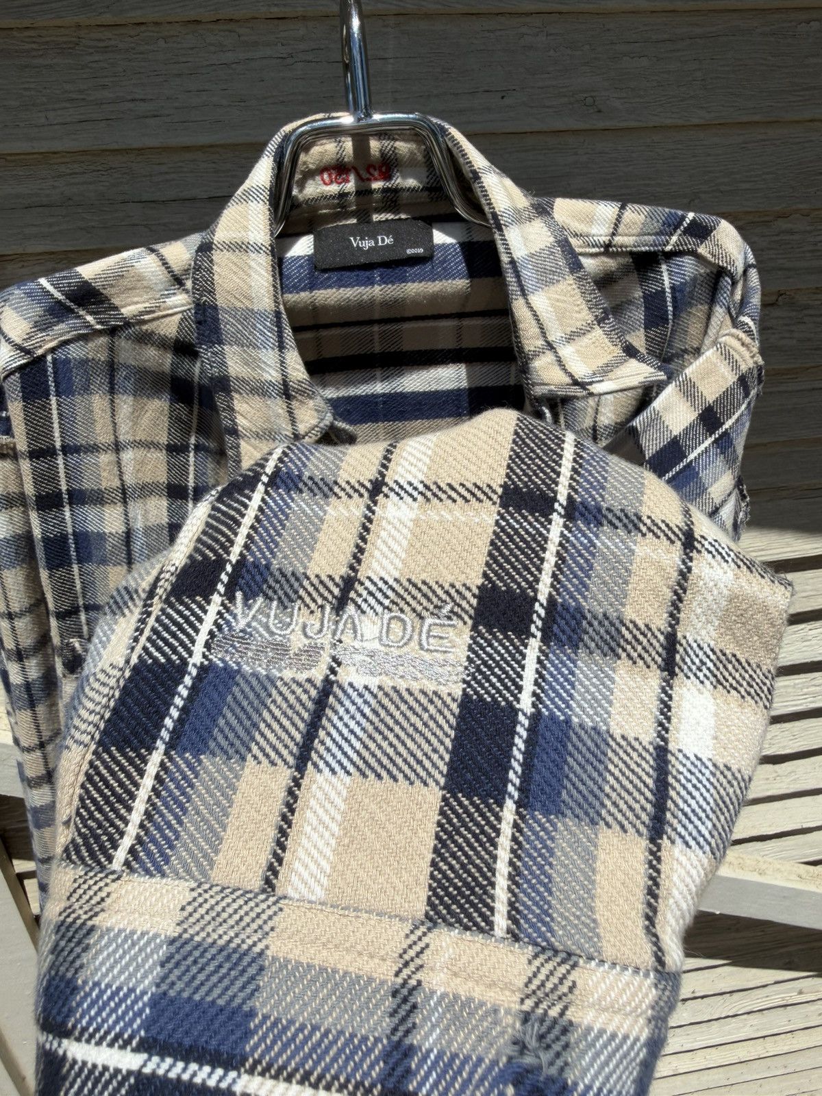Vuja De 004 Koyo Distressed Flannel Size US XL / EU 56 / 4 - 4 Thumbnail