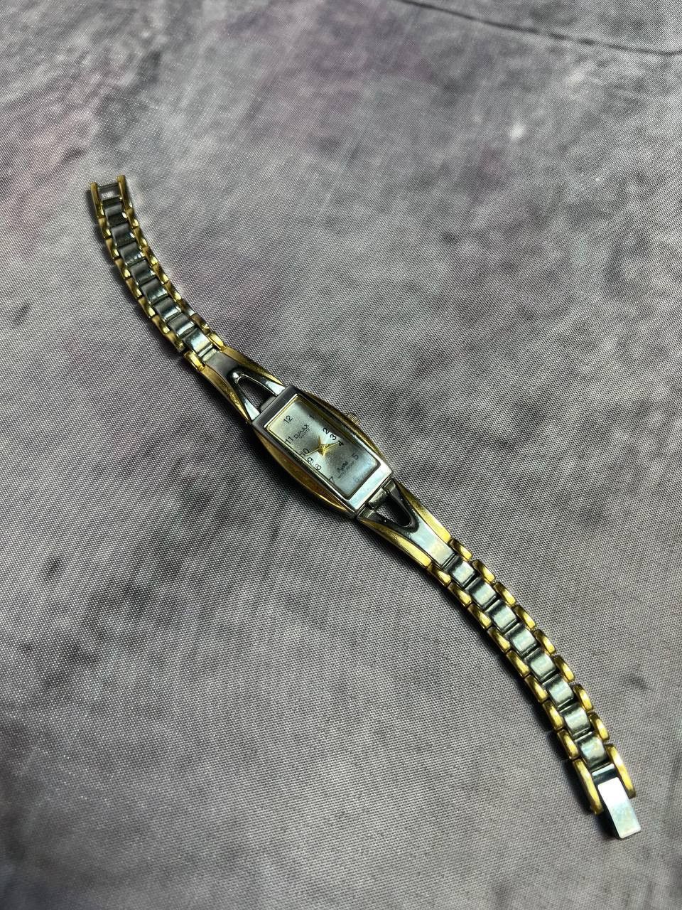 Vintage Vintage Omax Japanese Style Silver/Gold Bracelet Watch Size ONE SIZE - 5 Thumbnail