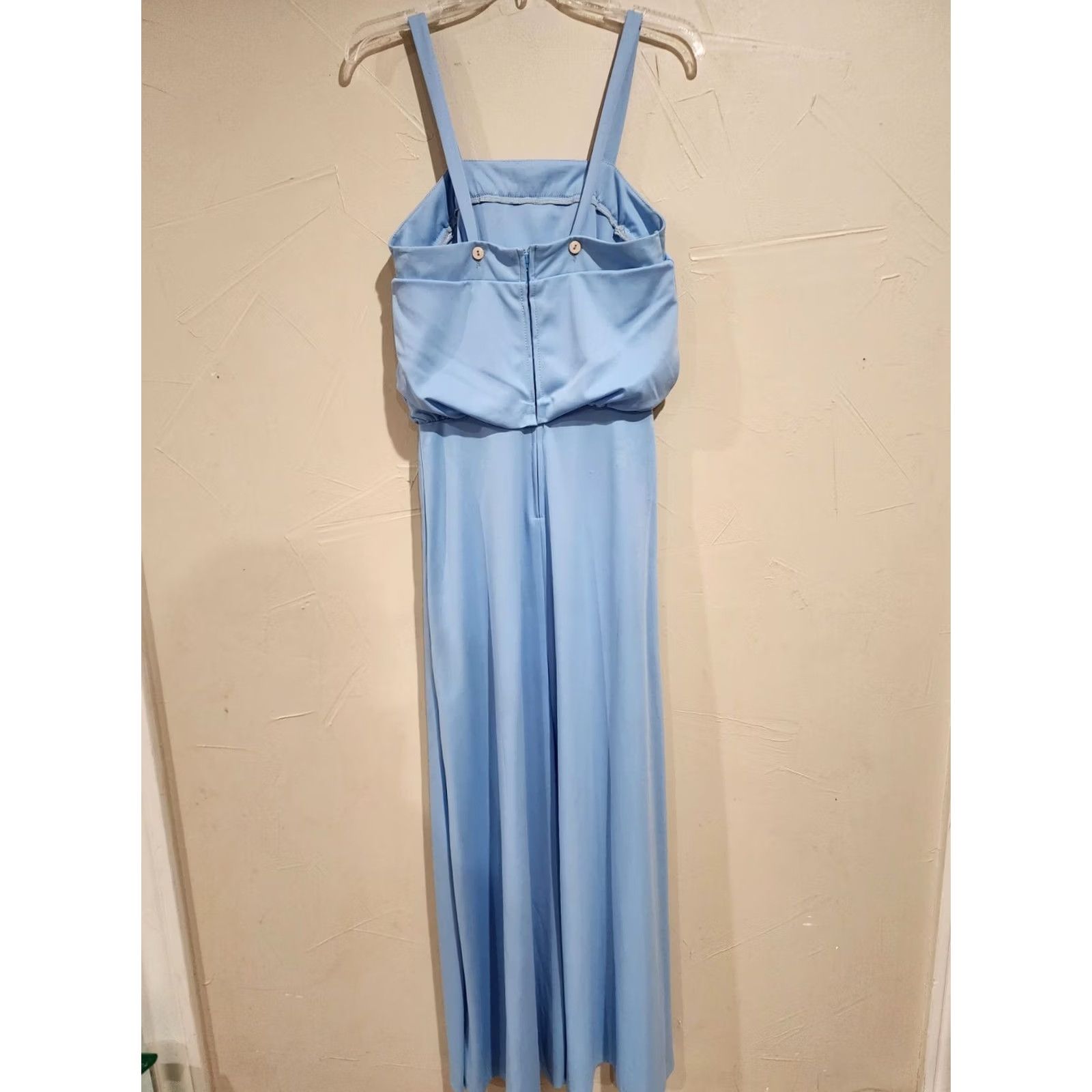 kaftan blue dress Royal Maxi The Dress Debate White Color:Golden Old Money Aesthetic Outfits This dress is made