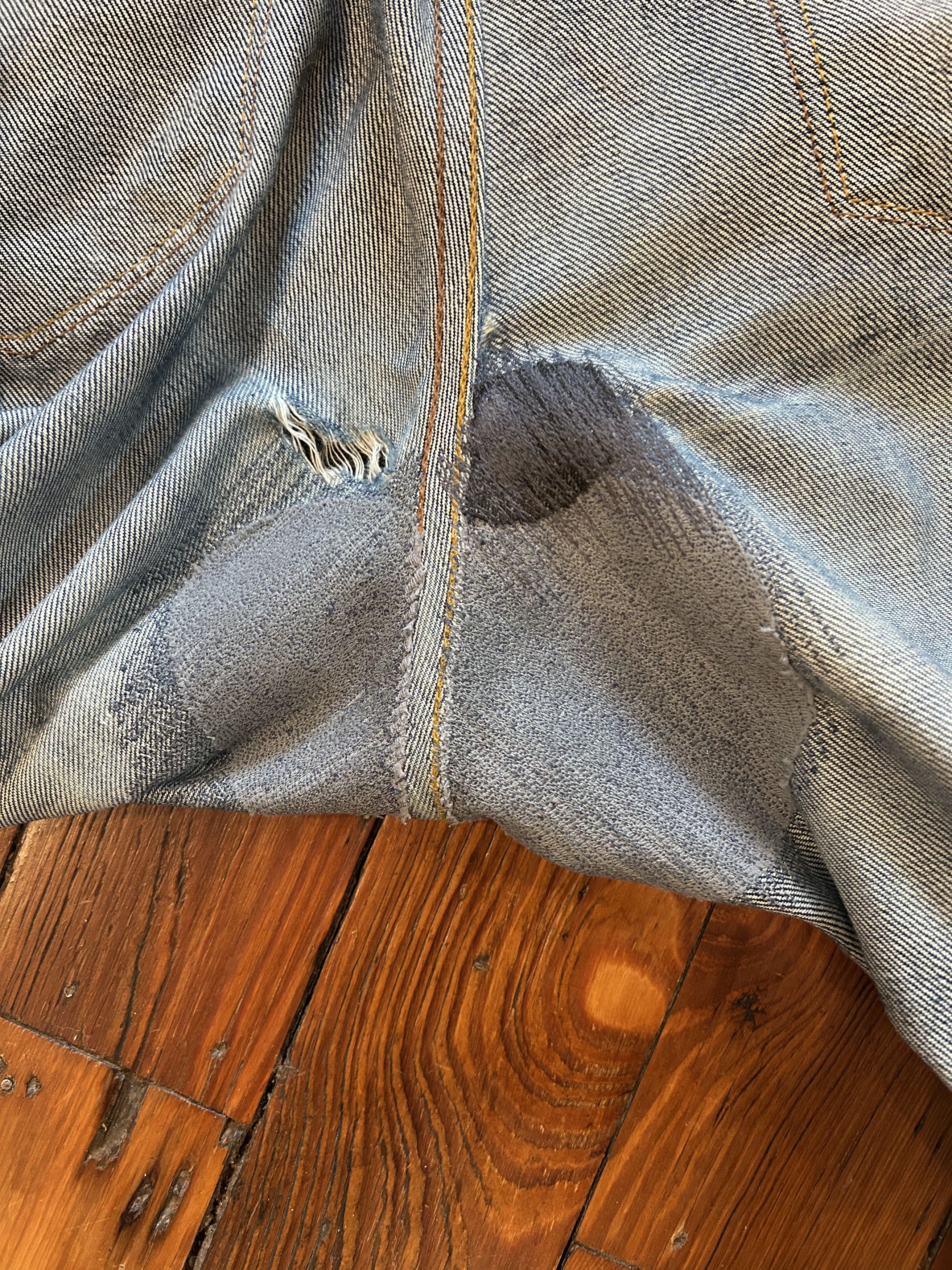 Railcar Fine Goods Railcar Straight Leg Raw Selvedge Denim Jeans Size US 35 - 19 Thumbnail