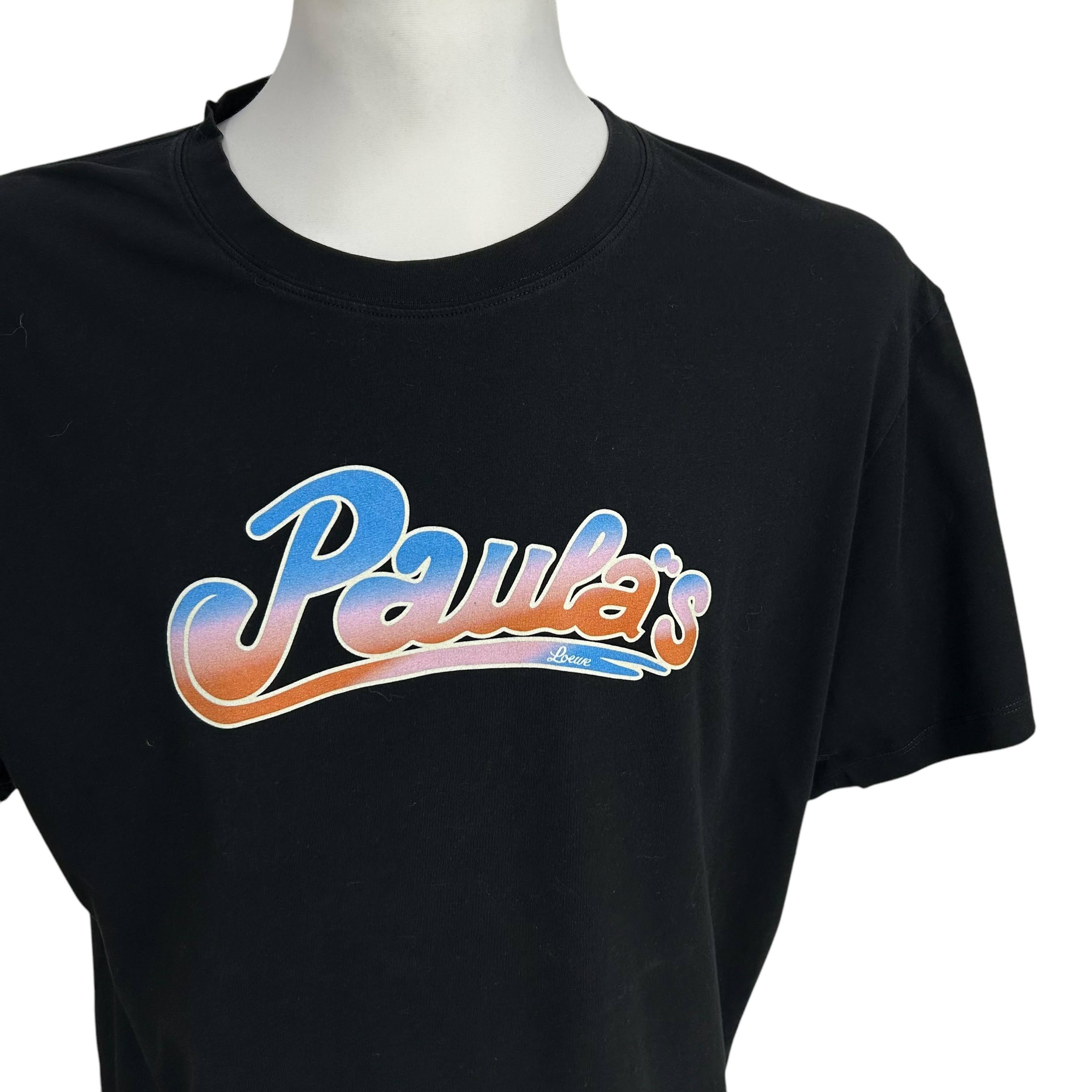 Loewe Loewe Paula's Ibiza Black Short Sleeve Graphic T-shirt XL Size US XL / EU 56 / 4 - 3 Thumbnail