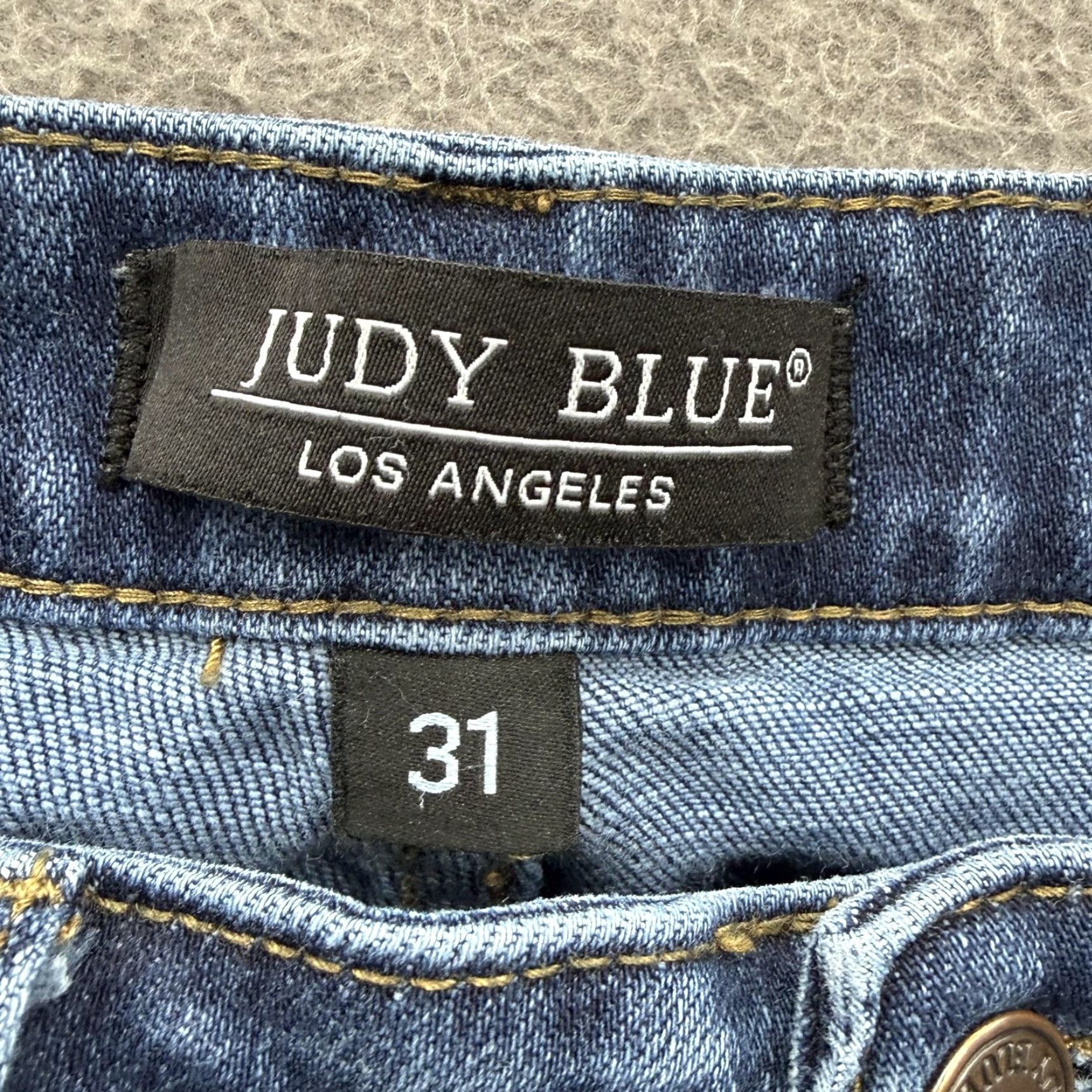 Vintage Judy Blue Jeans Womens 31 Blue Skinny High Rise Stretch Denim JB82109MD Jeans Size 24" / US 00 / IT 34 - 3 Thumbnail