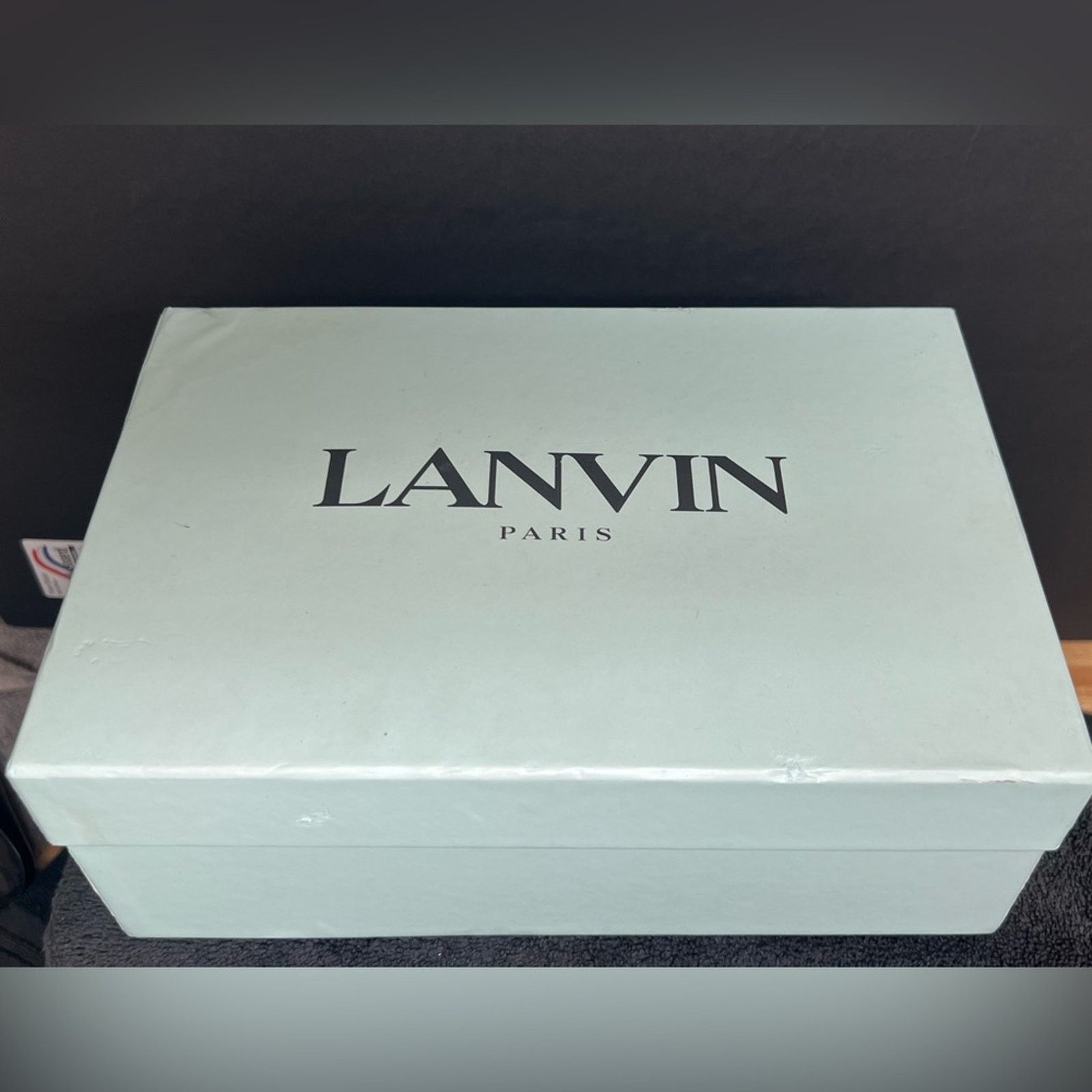 Lanvin LANVIN Curb Leather Chunky Sneakers, 33 US 1.5/2 RETAIL $554 Size US 4 / IT 34 - 11 Thumbnail