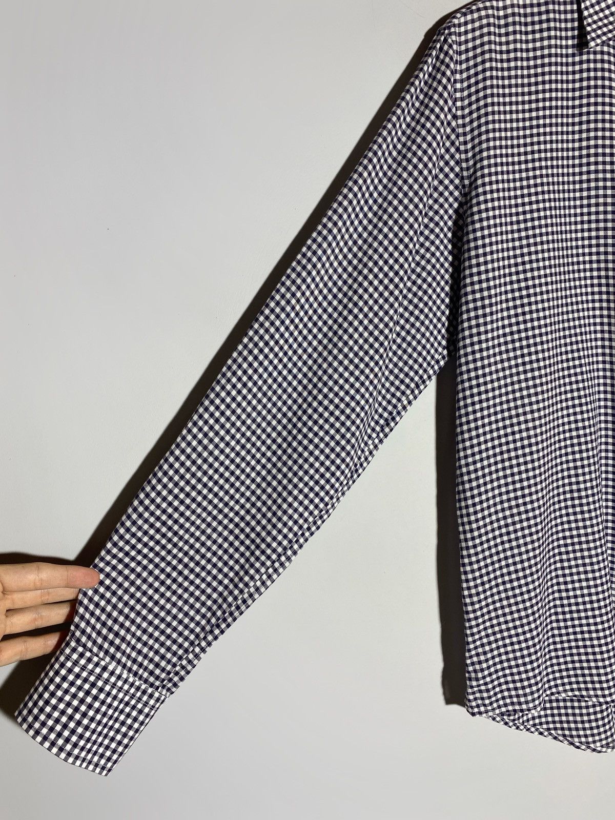 Bottega Veneta Bottega Veneta long sleeve checked shirt Size US L / EU 52-54 / 3 - 9 Thumbnail