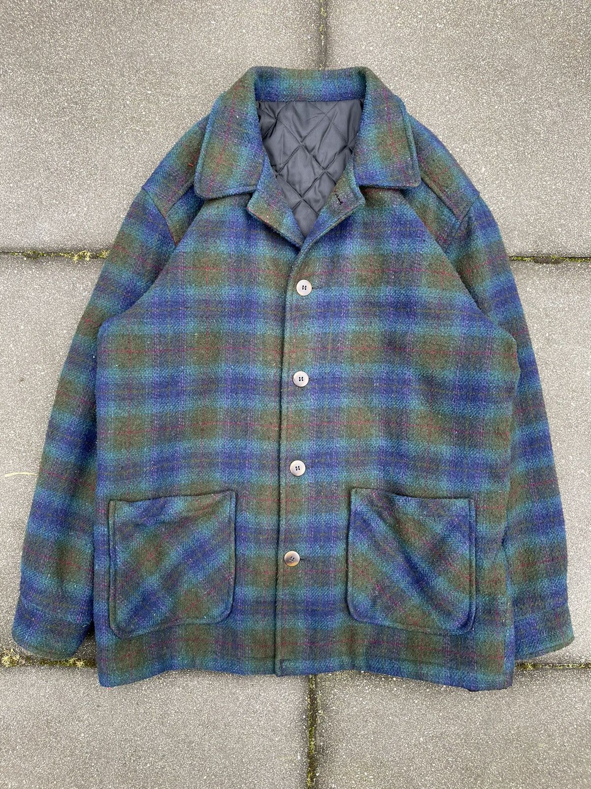 Vintage 80s wool quilted heavy work chore jacket nn07 carmy gael Size US L / EU 52-54 / 3 - 1 Thumbnail