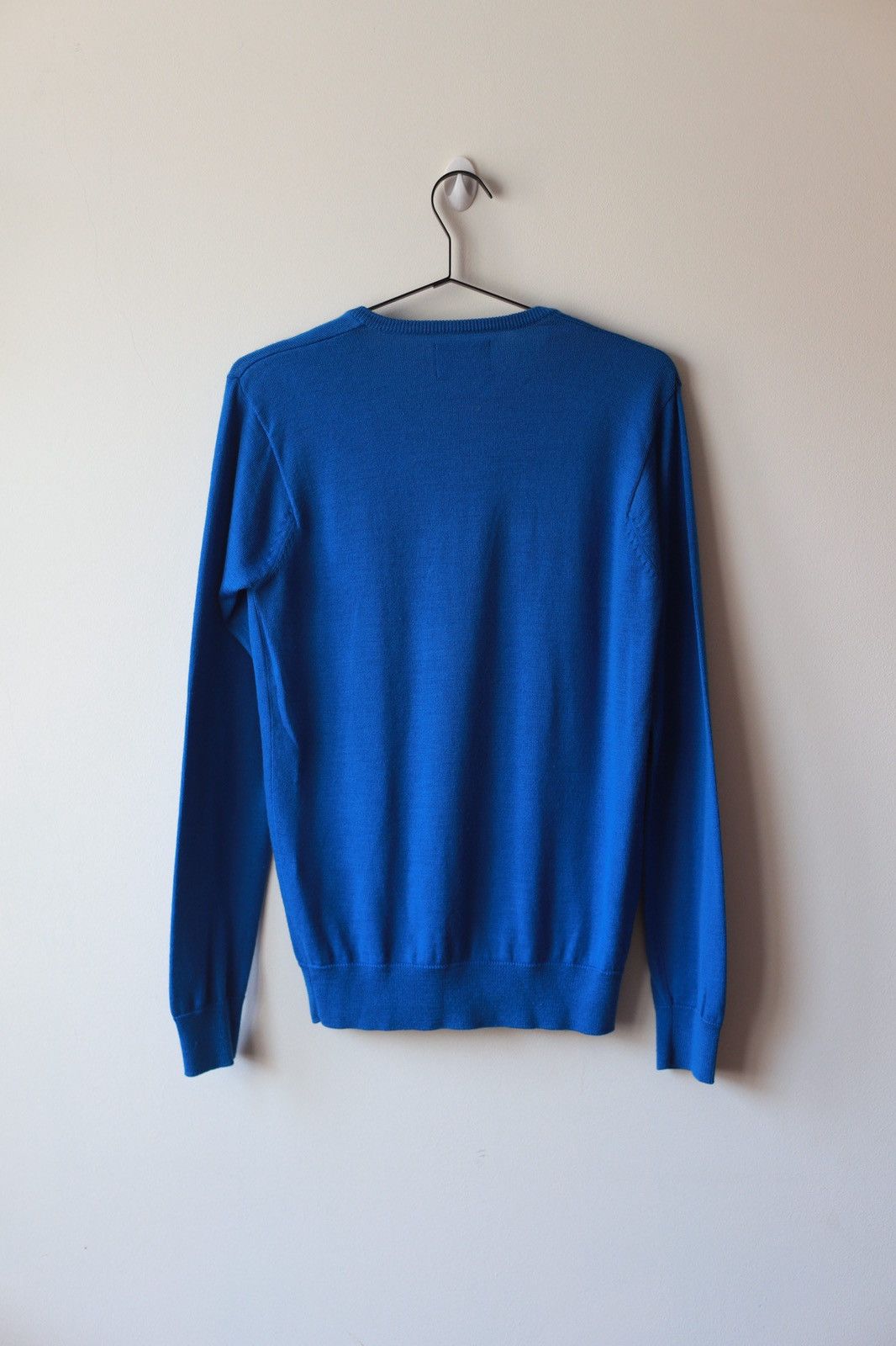 Fred Perry Fred Perry Classic V-Neck Blue Jumper Size US S / EU 44-46 / 1 - 3 Thumbnail