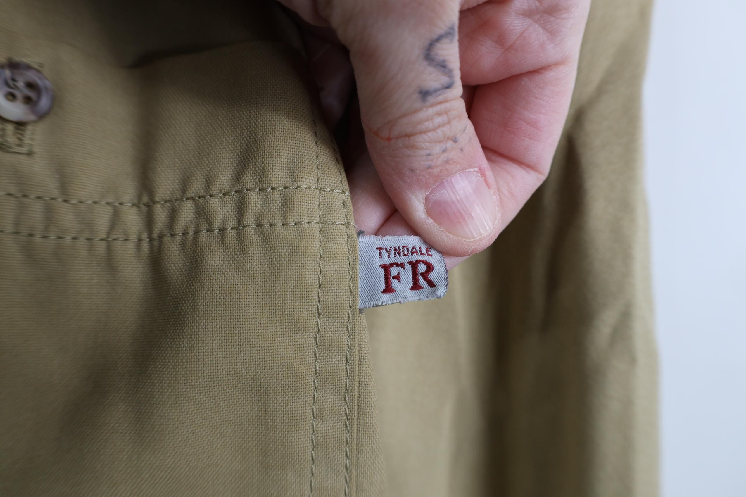 Vintage Vintage 90s Tyndale FR Fire Flame Resistant Button Shirt Size US XXL / EU 58 / 5 - 5 Thumbnail