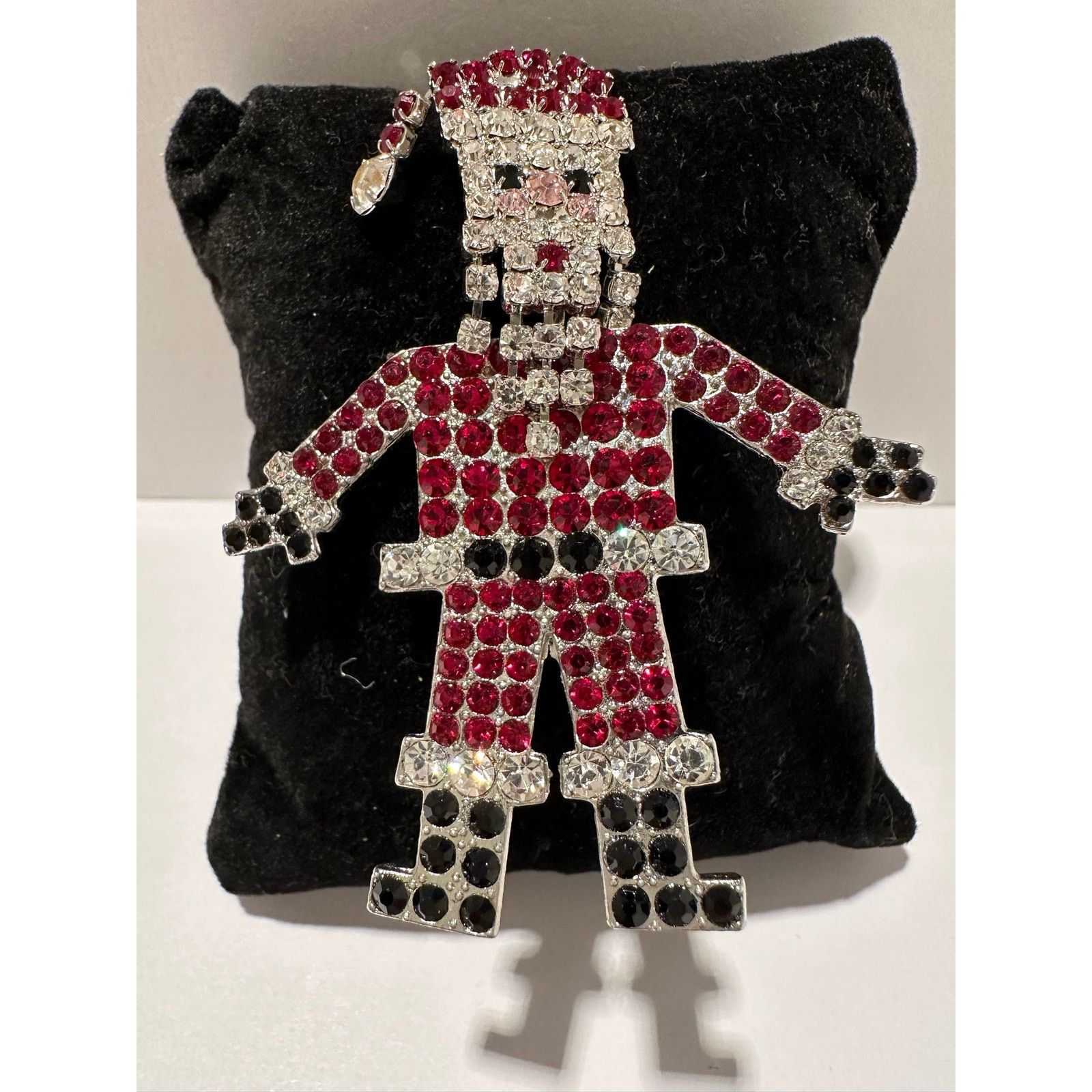 Liz Claiborne Vintage Liz Claiborne Articulated Christmas Santa Brooch Size ONE SIZE - 3 Thumbnail
