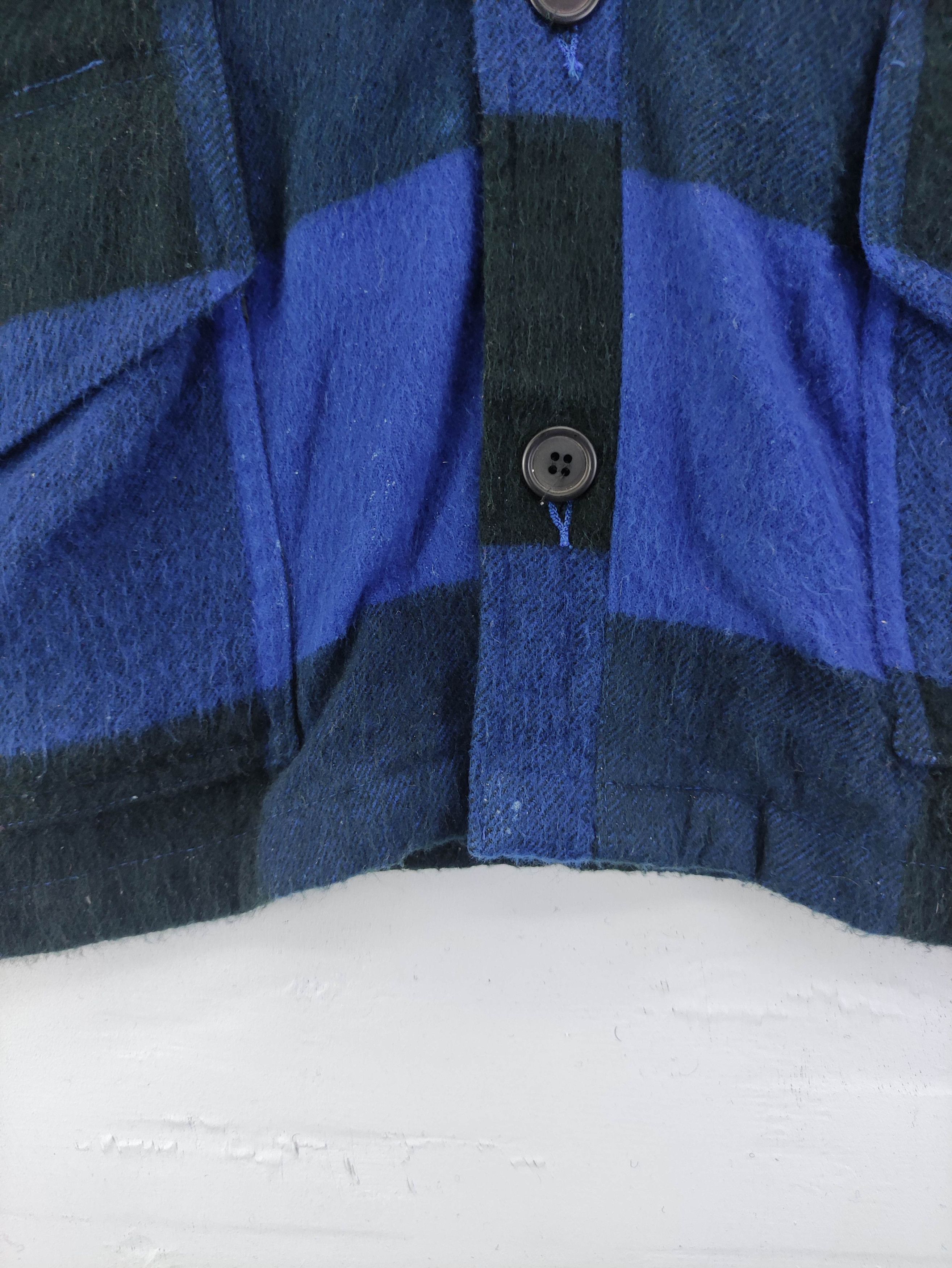 Japanese Brand Vintage Redeo Dome Double Pocket Plaid Jacket Button Up Size US L / EU 52-54 / 3 - 2 Thumbnail