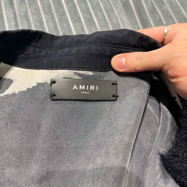 Amiri Amiri Silk acetate and peace pigeon long-sleeved shirt 2501 Size US S / EU 44-46 / 1 - 2 Thumbnail