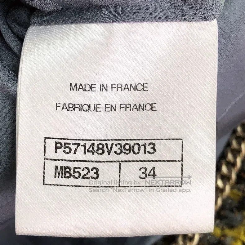 Chanel Chanel 17B yellow-gray tweed knitted belt jacket Size XXS / US 00 / IT 34 - 6 Thumbnail