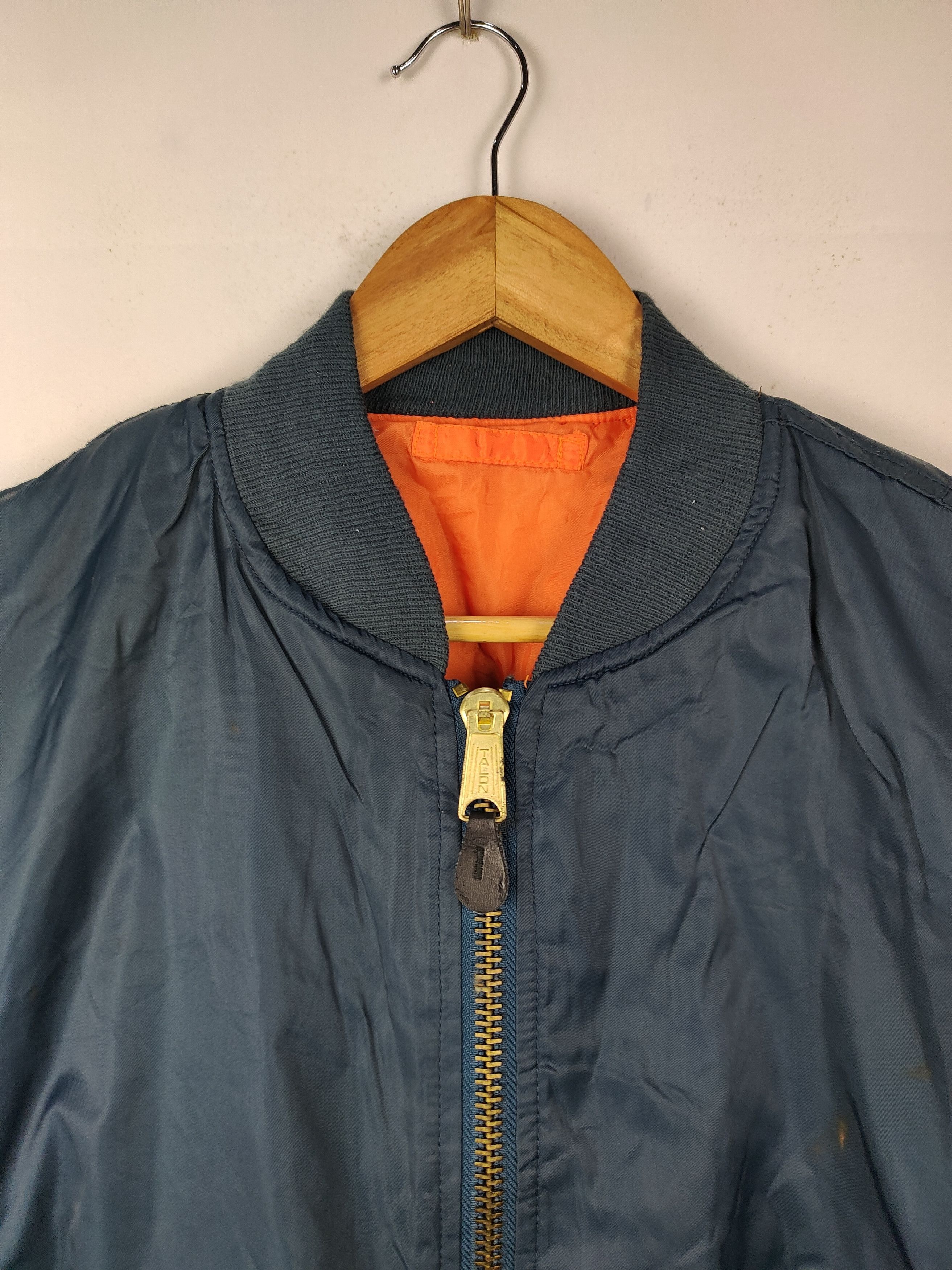 Vintage Vintage 80s Bomber Flight Jacket (USAF) Jacket Size US M / EU 48-50 / 2 - 2 Thumbnail