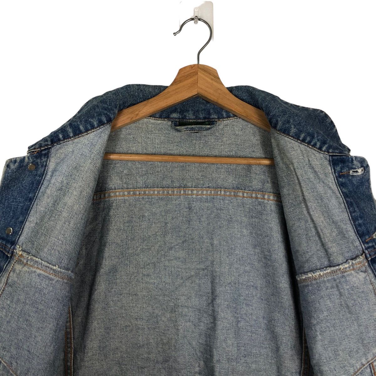 Japanese Brand 🔥Vintage Trucker Denim Jacket J.Crew Japan Issey Miyake Size US L / EU 52-54 / 3 - 12 Thumbnail