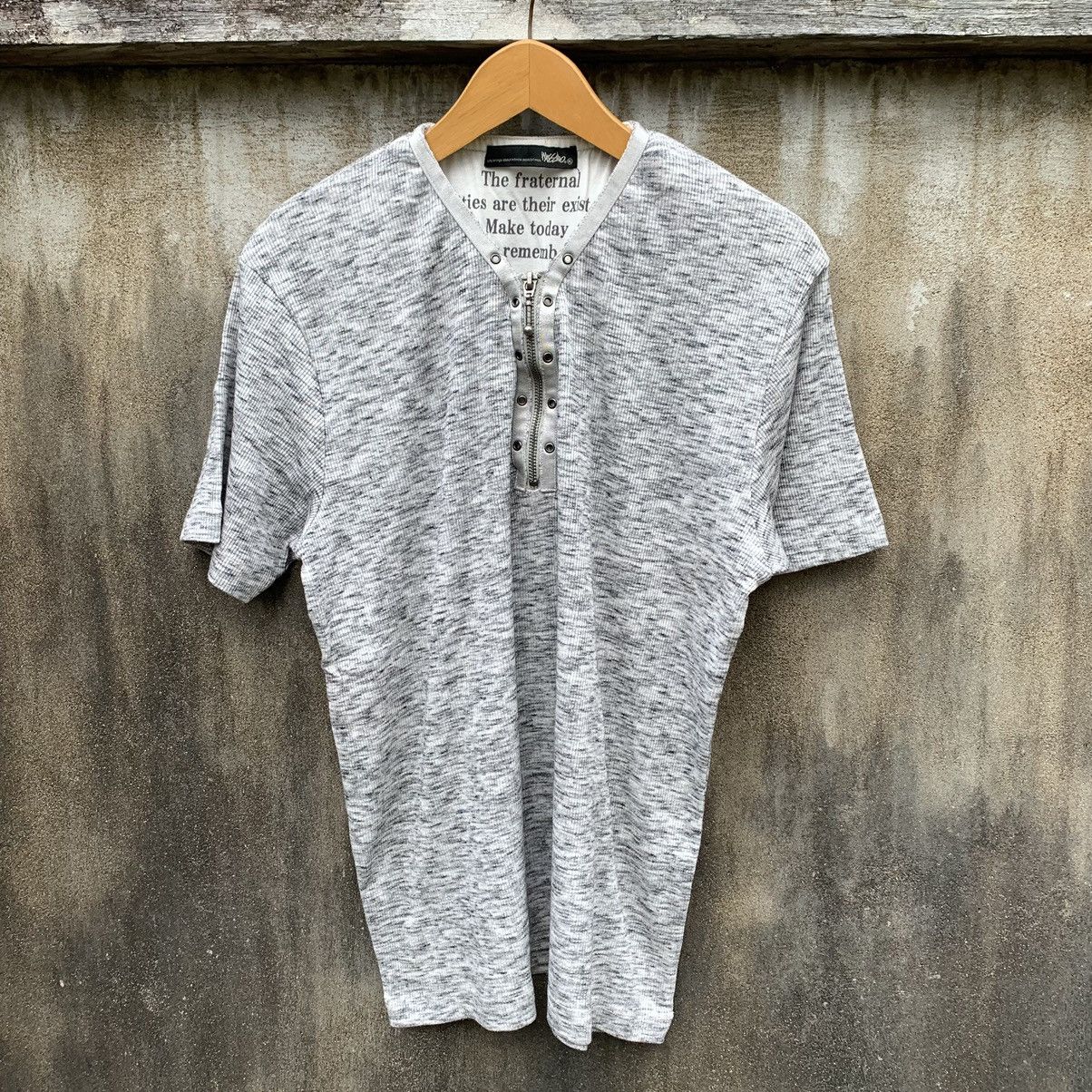 Le Grande Bleu (L.G.B.) JAPANESE ZIP HANLEY TSHIRT GOTHIC PUNK STYLE Size US XL / EU 56 / 4 - 1 Thumbnail