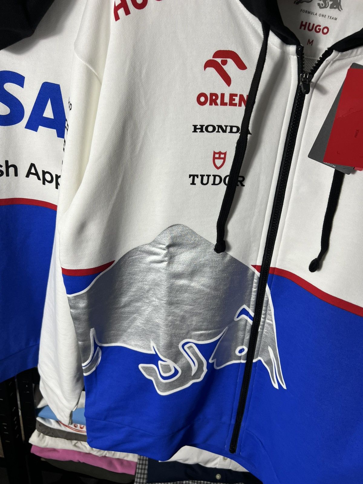 Hugo 🏁 HUGO x Visa Cash App Red Bull Formula 1 Team Zip Hoodie Size US M / EU 48-50 / 2 - 8 Thumbnail